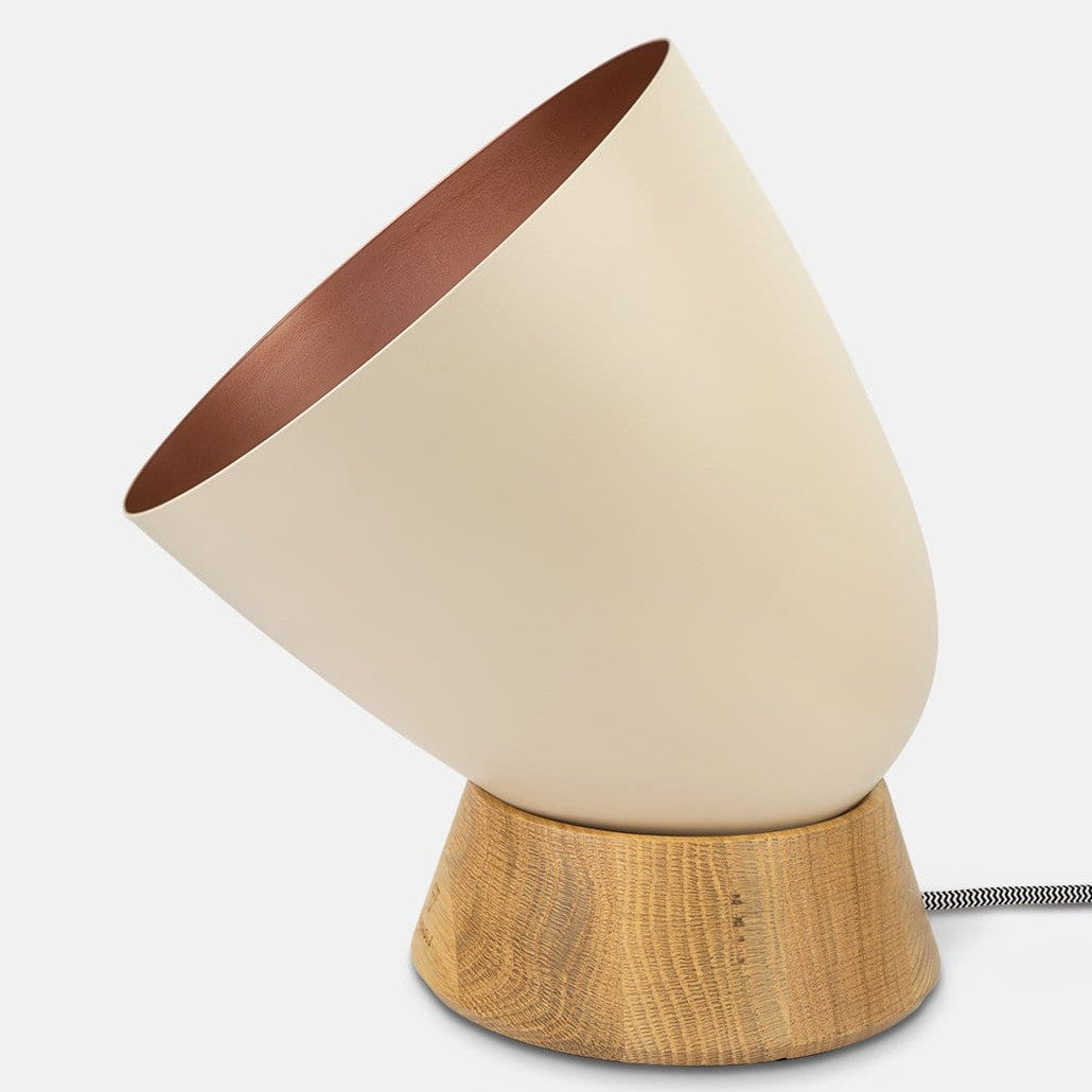 KERBHOLZ Tisch- und Bodenlampe "Konus" Oak