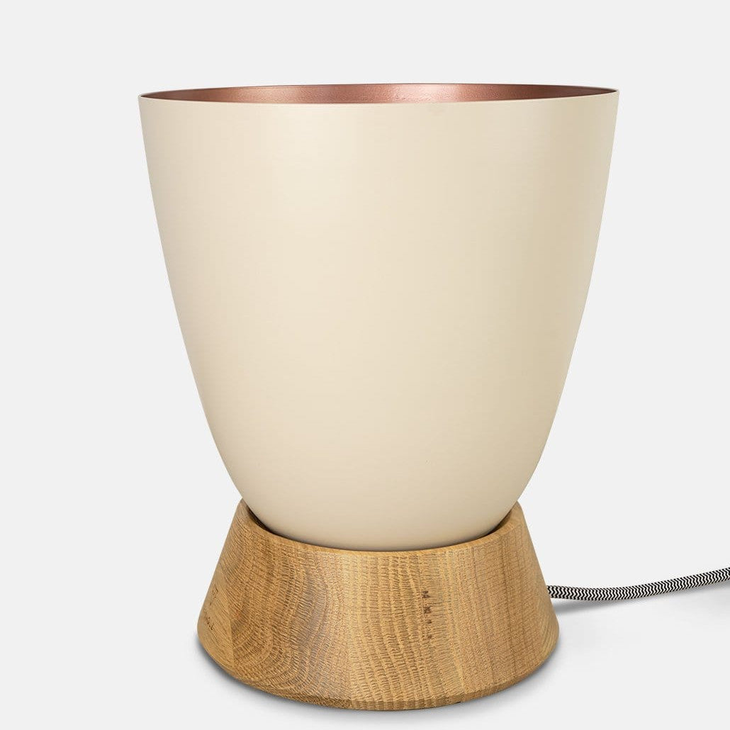 KERBHOLZ Tisch- und Bodenlampe "Konus" Oak