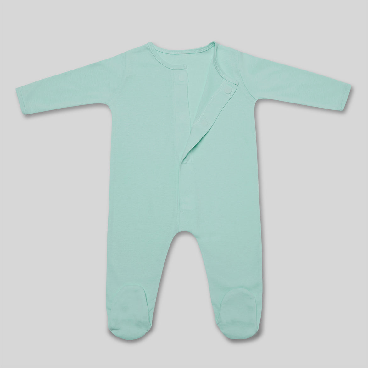 KIDential Strampler mit Fuß Mint Kiss Mint