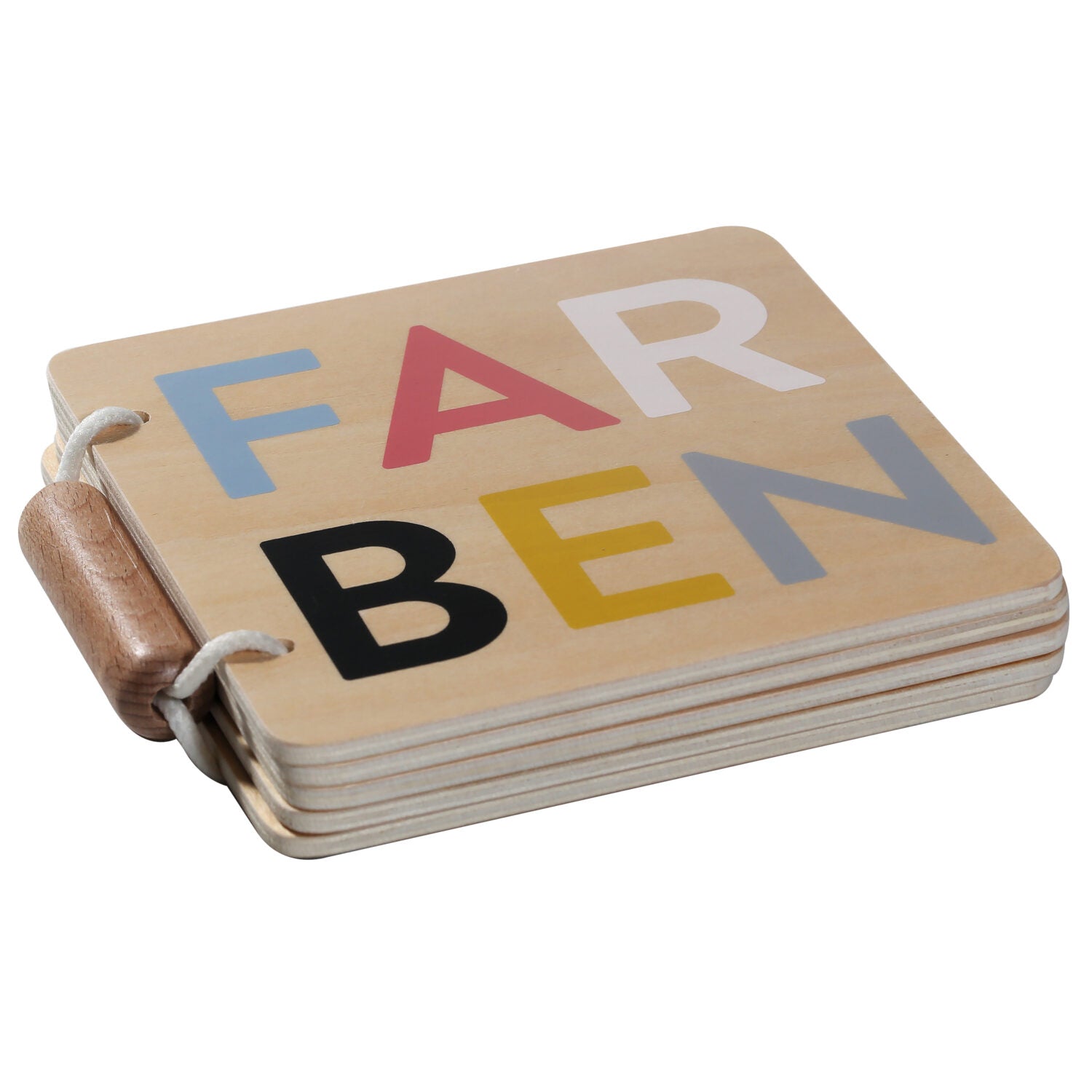 KINDSGUT Holzbuch Farben