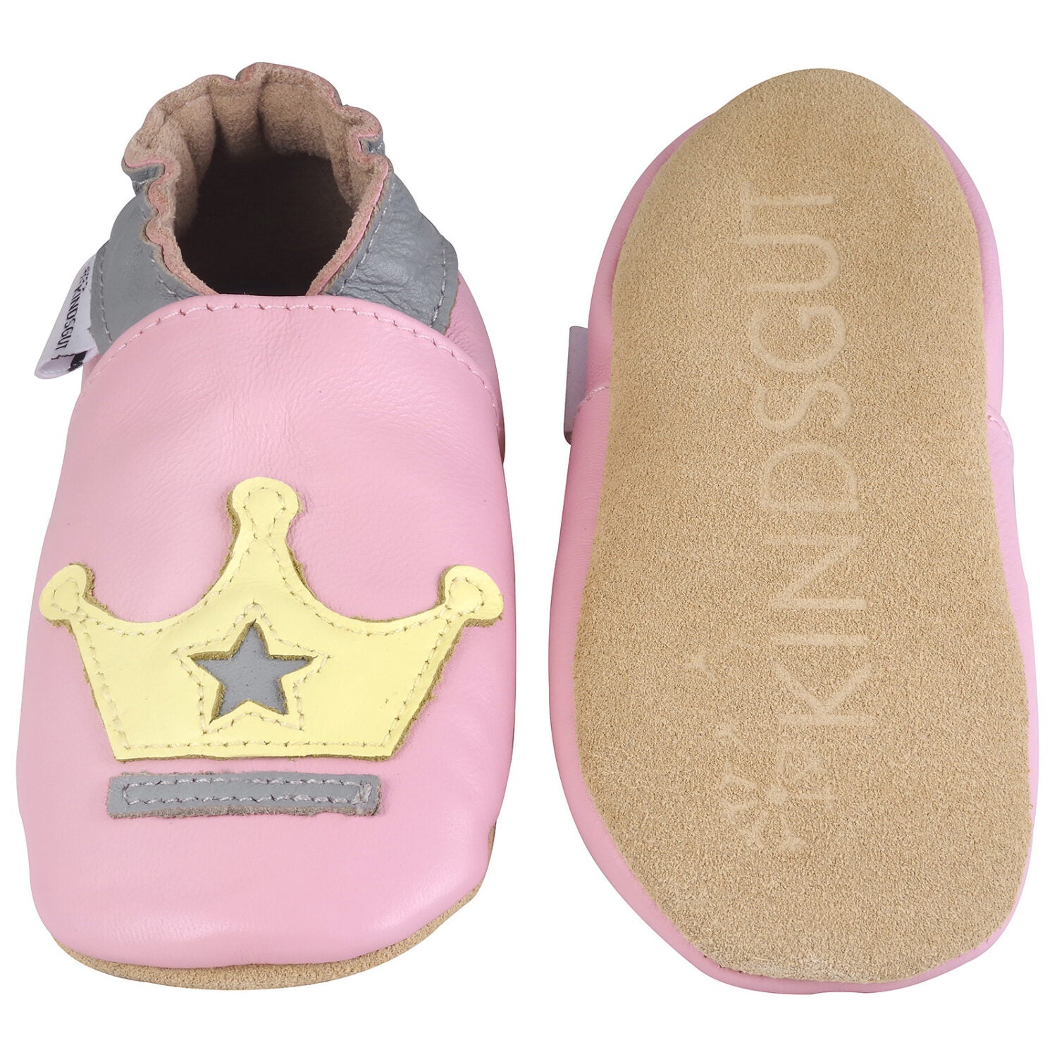 KINDSGUT Krabbelschuhe Prinzessin (Größe: 20 21)