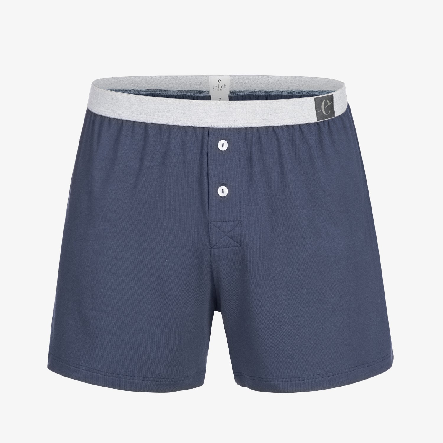 erlich textil weite Boxershort "Karl" Mitternachtsblau