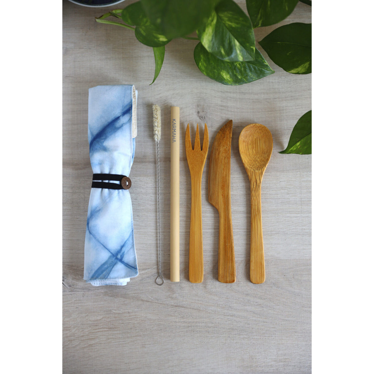 Karmaha "Alltagshelden Set" Hellblau Batik