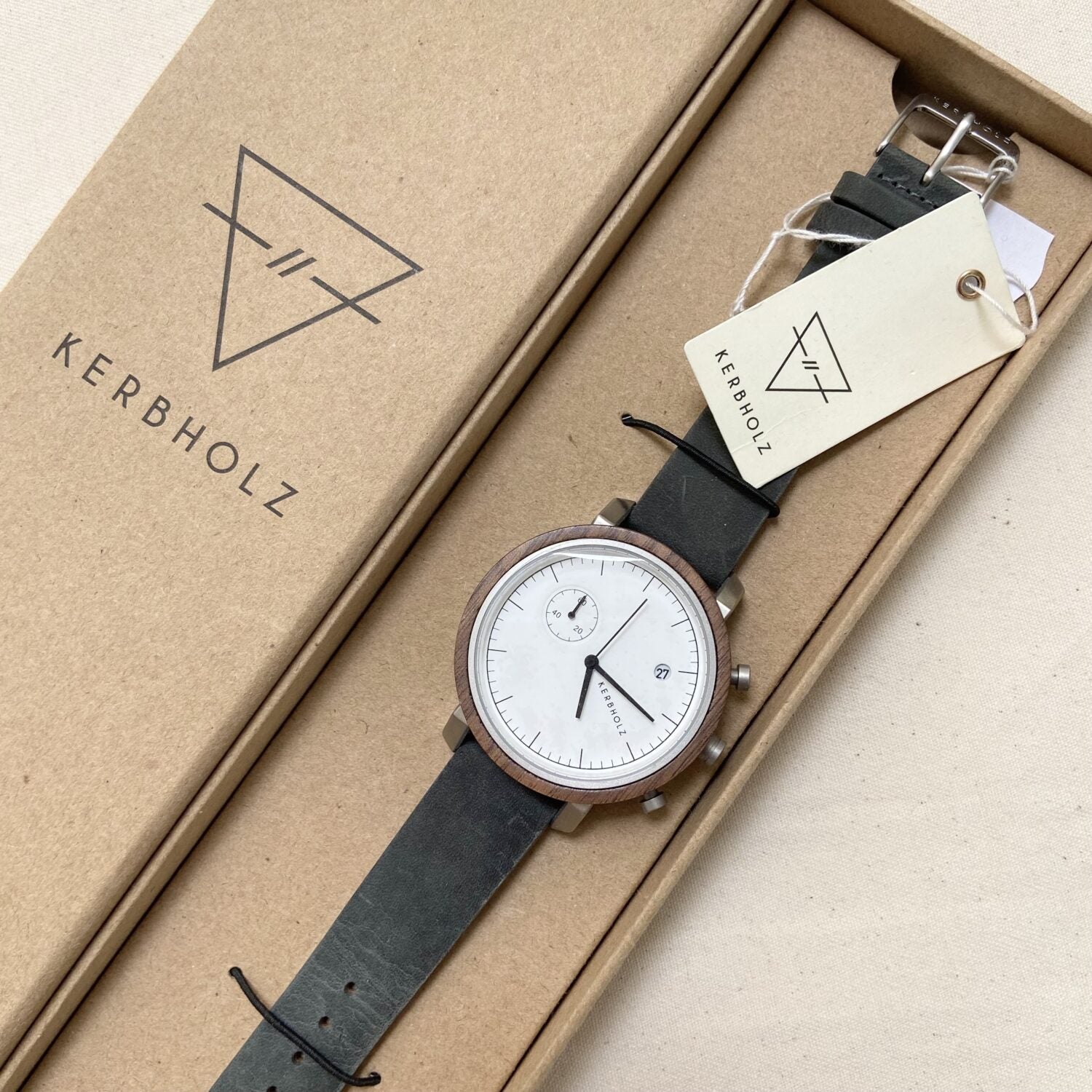 Kerbholz Herrenuhr Kerbholz Fritz Walnuss KERBHOLZ CASPAR HERITAGE