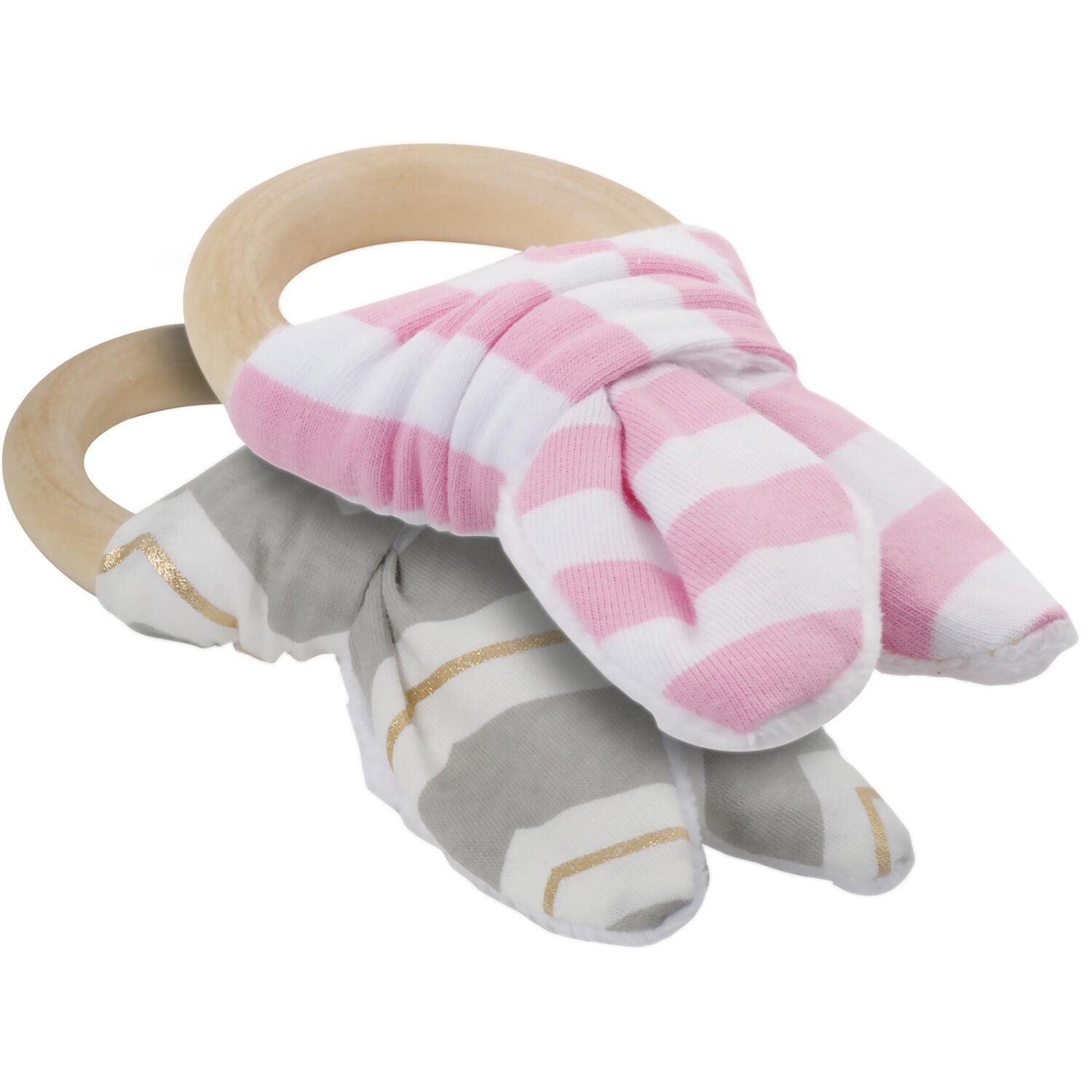 Kindsgut 2er Set Beißringe zartrosa