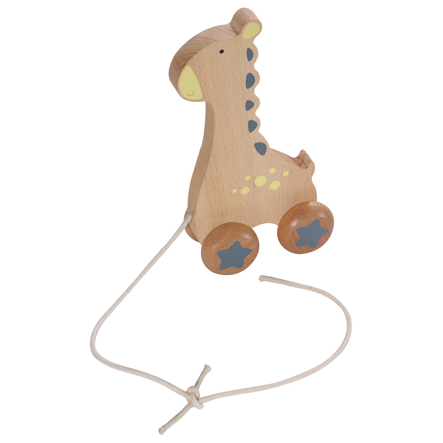 KINDSGUT Holz-Ziehtier "Giraffe"