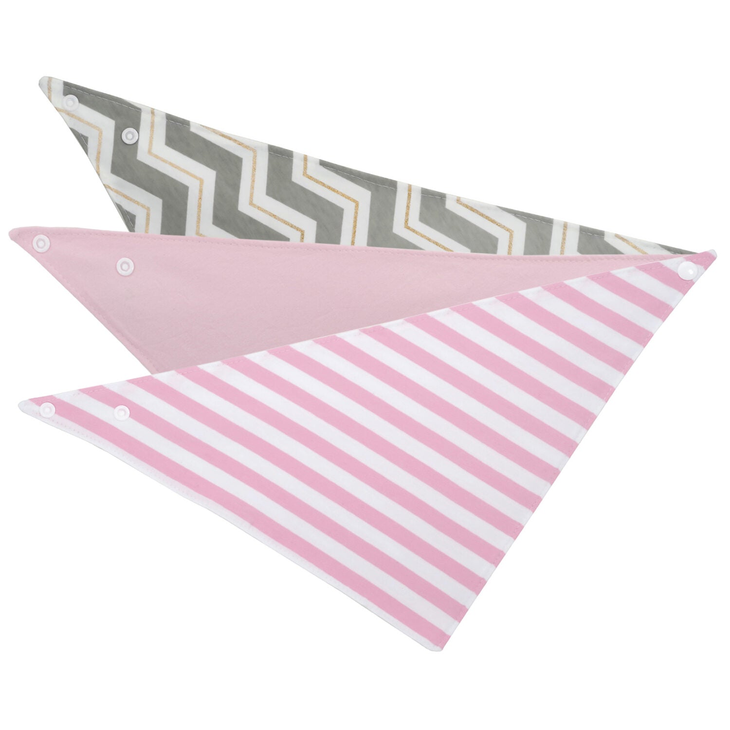 Kindsgut Lätzchen 3er Set rosa