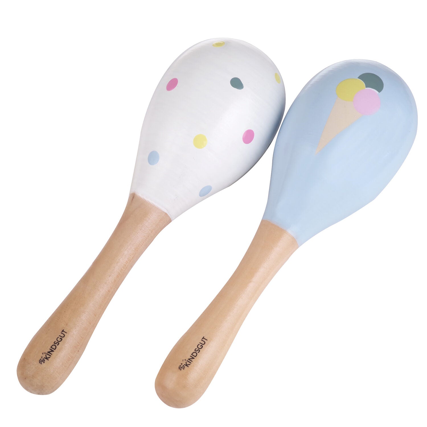 Kindsgut Rasseln Eis und Punkte (2)