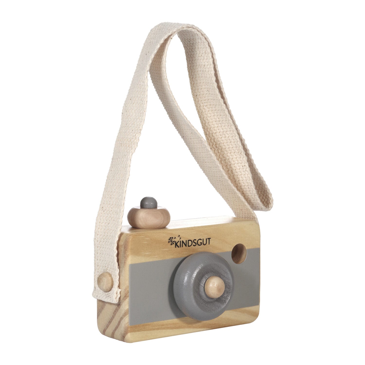 KINDSGUT Holzkamera Dunkelgrau