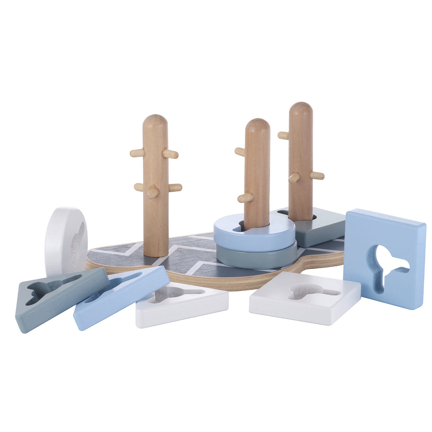 Kindsgut Steck-Puzzle Wolke grau (2)