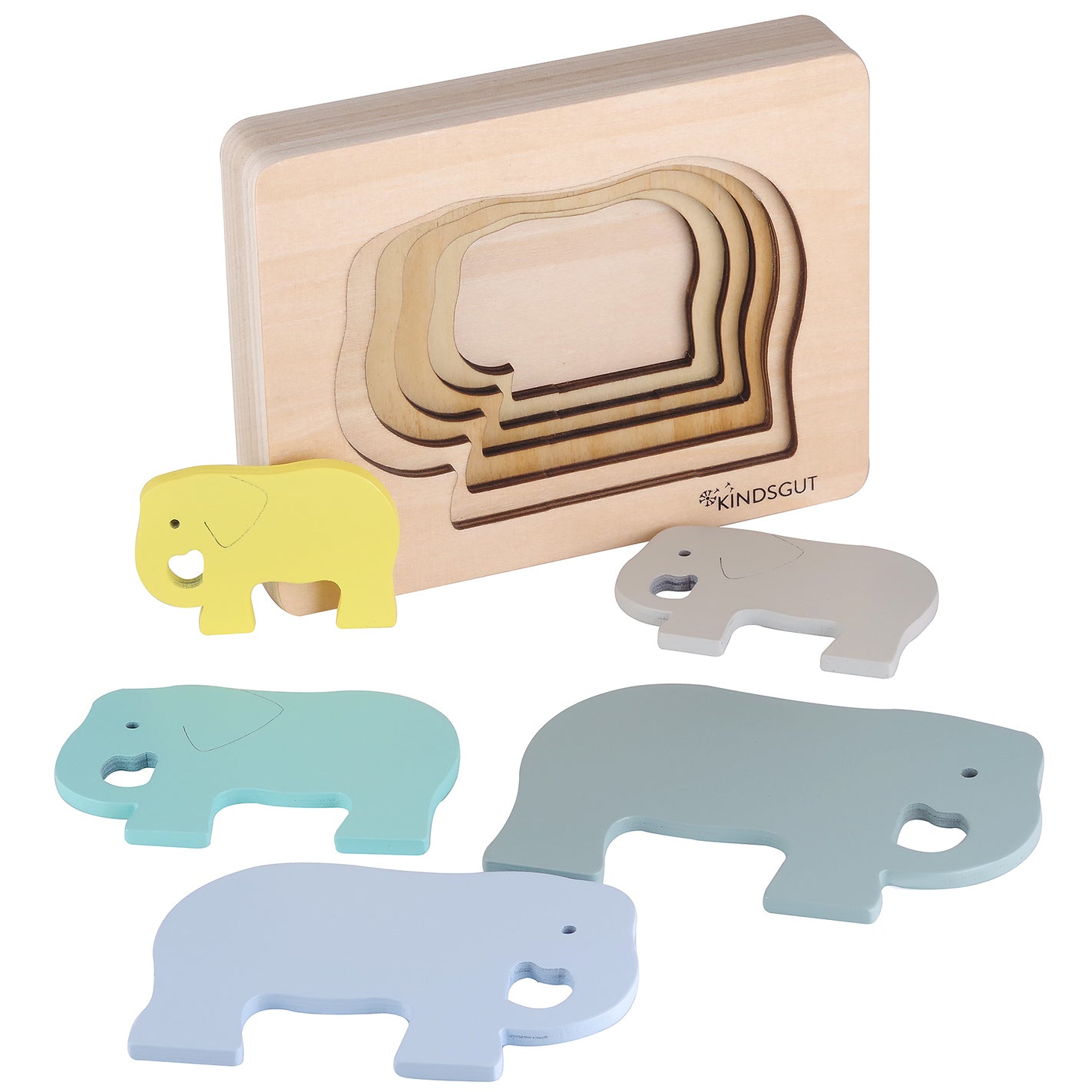 Kindsgut Tier-Puzzle "Elefant"