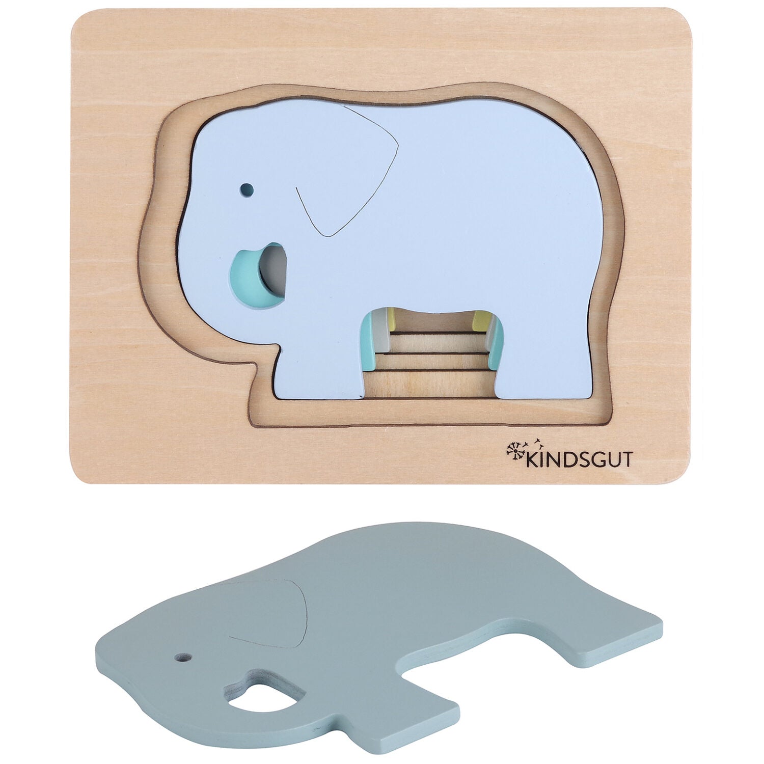 Kindsgut Tier-Puzzle "Elefant"