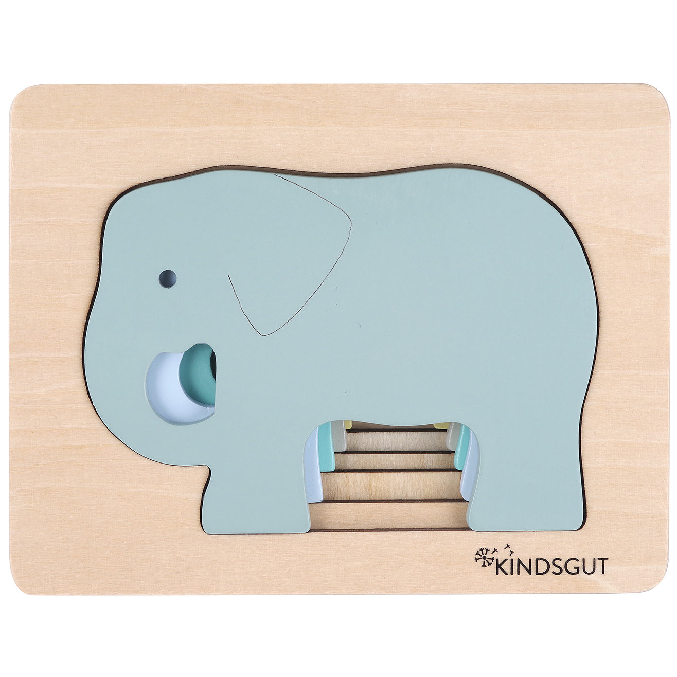 Kindsgut Tier-Puzzle Elefant