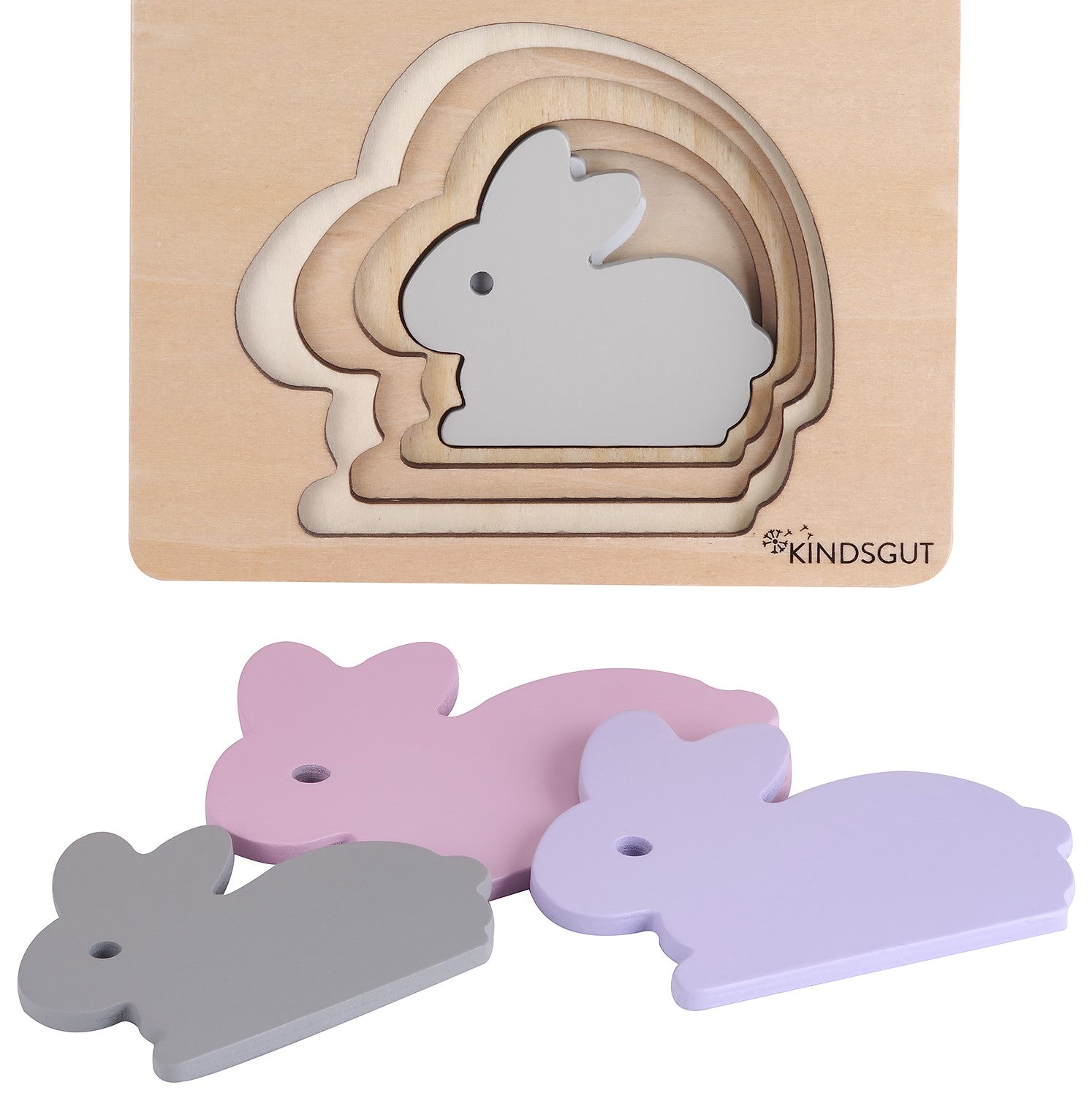 Kindsgut Tier-Puzzle "Hase"