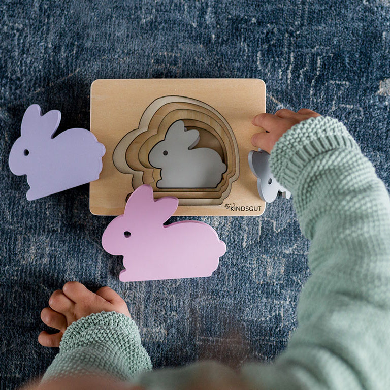 Kindsgut Tier-Puzzle "Hase"