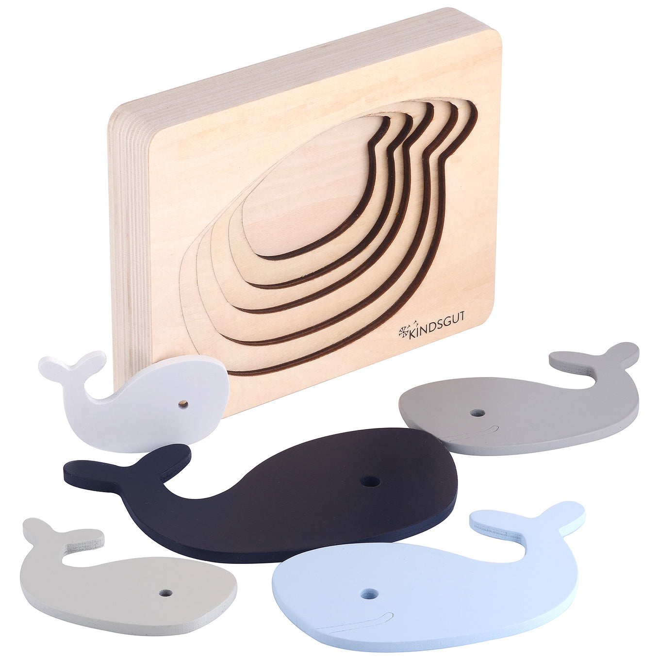 Kindsgut Tier-Puzzle "Wal"