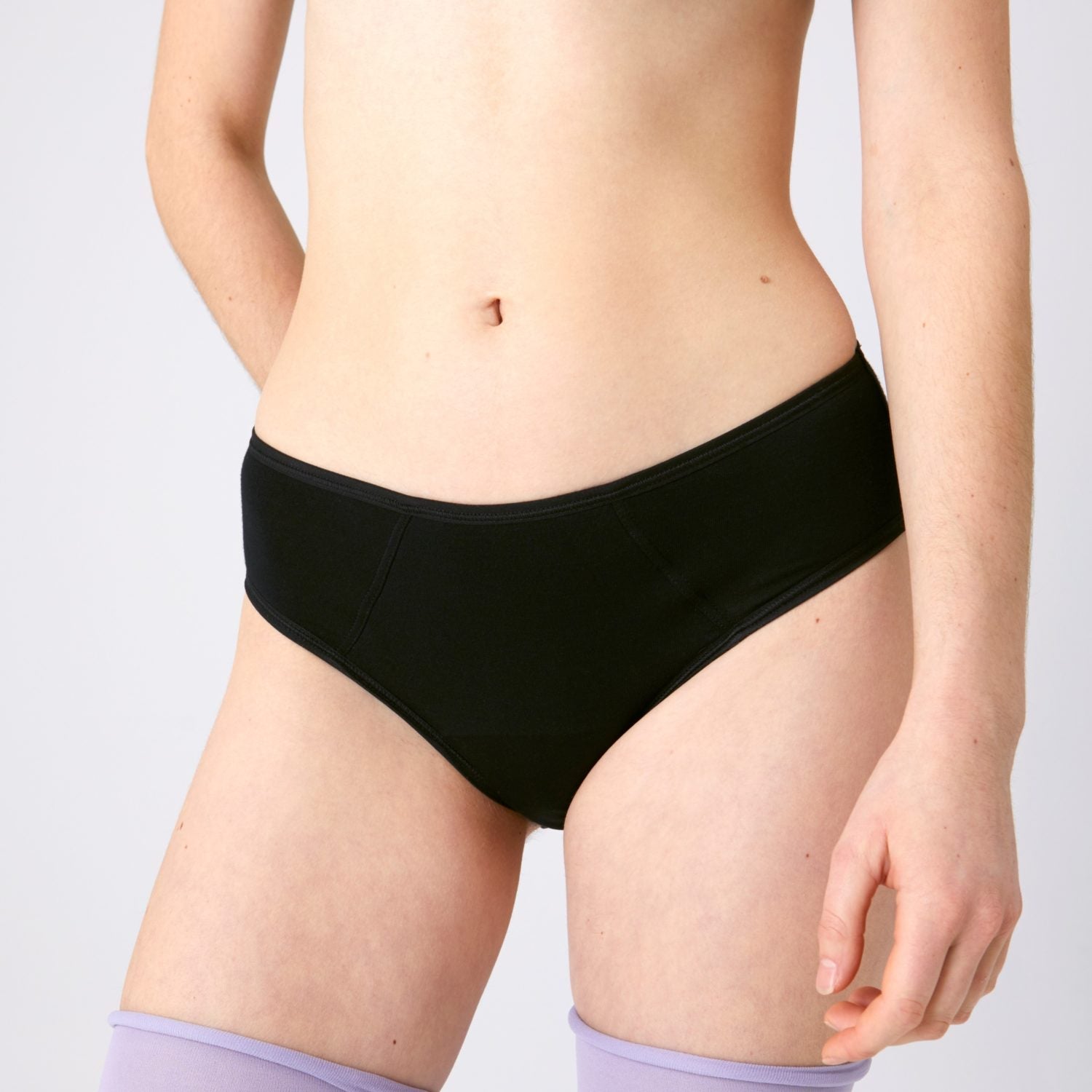 KORA MIKINO Vegane Menstruations-Panty SLIP "SIVVY" Schwarz