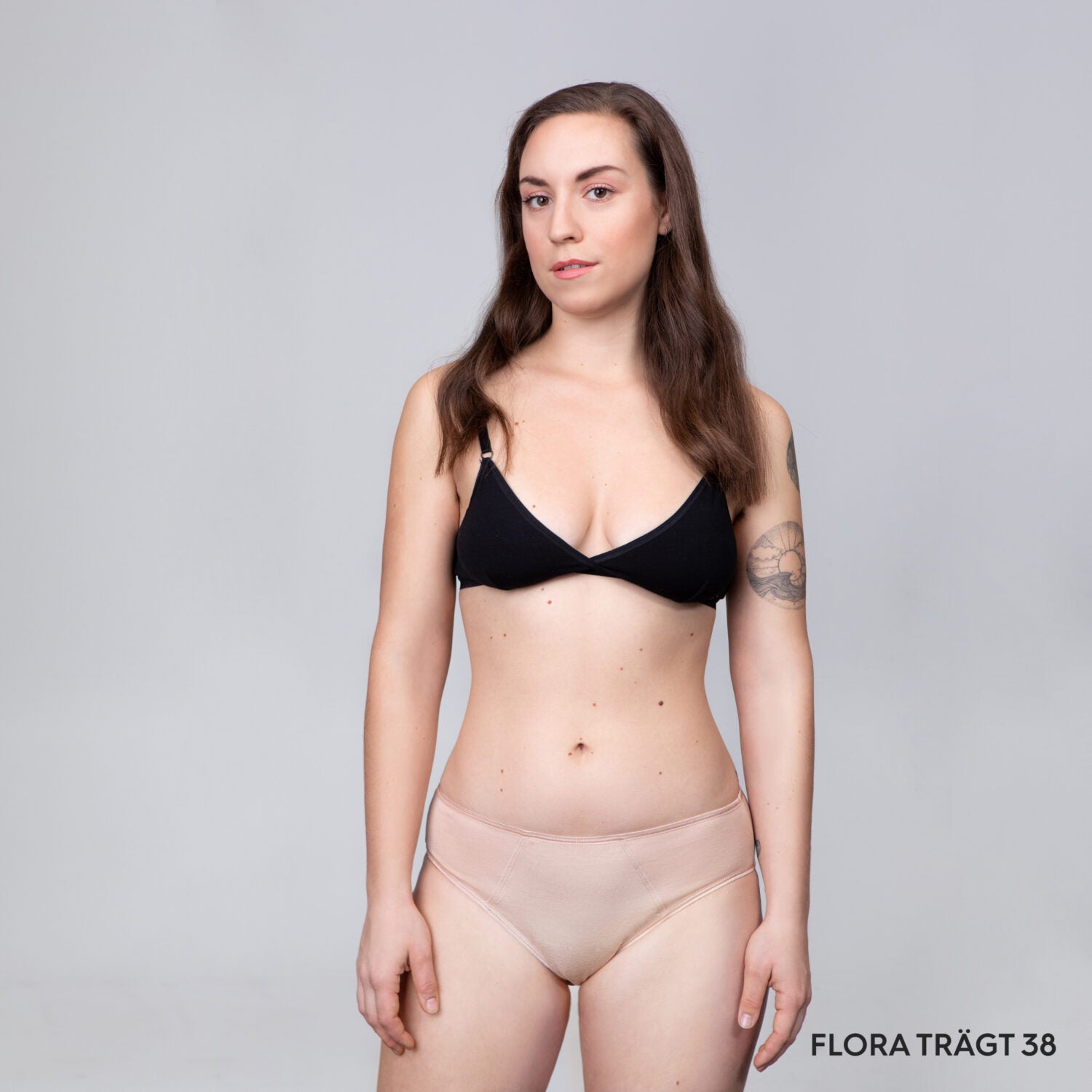 KORA MIKINO Vegane Menstruations-Panty SLIP "SIVVY" Beige Tan