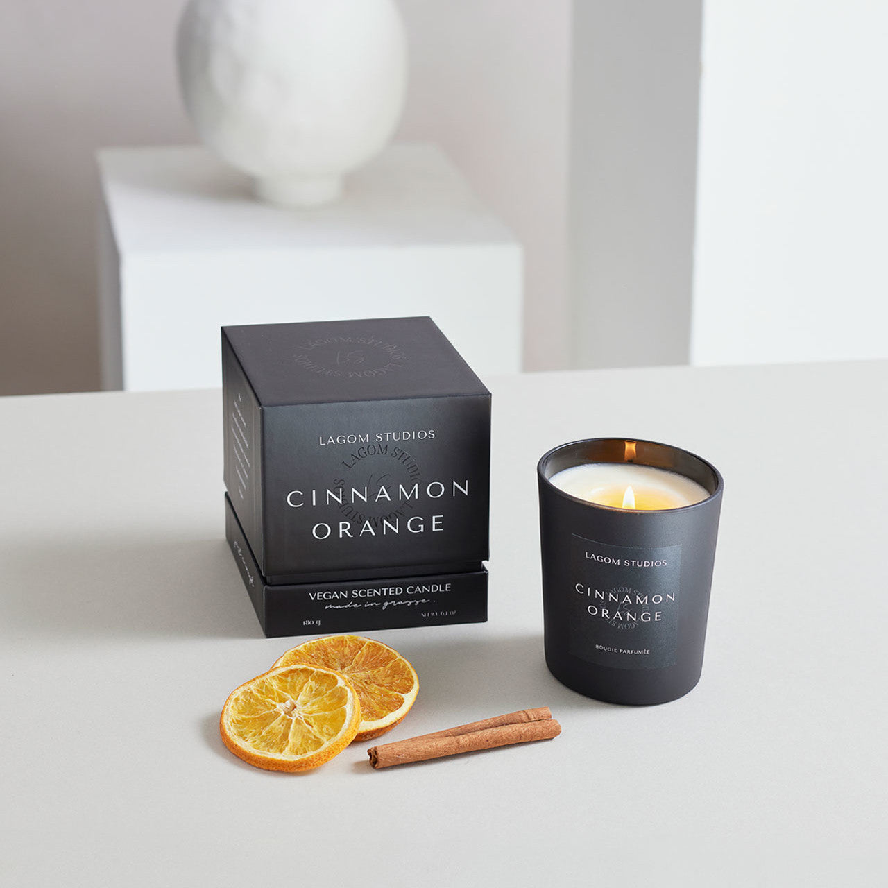 LAGOM STUDIOS Winter Duftkerze "Cinnamon Orange" 180 g