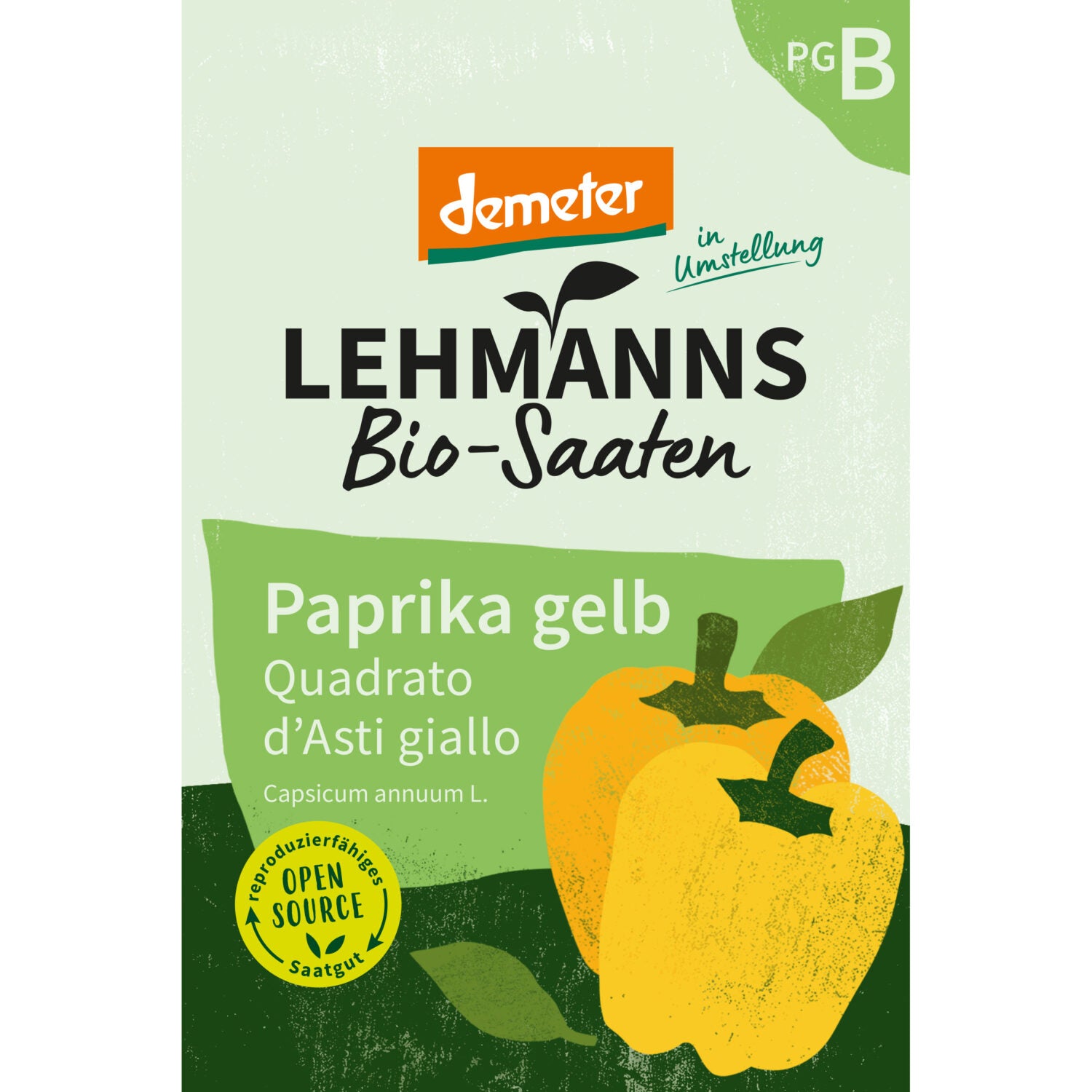 LEHMANNS Bio-Saaten Bio* - Dritte Wahl Paprika gelb "Quadrato d´Asti giallo