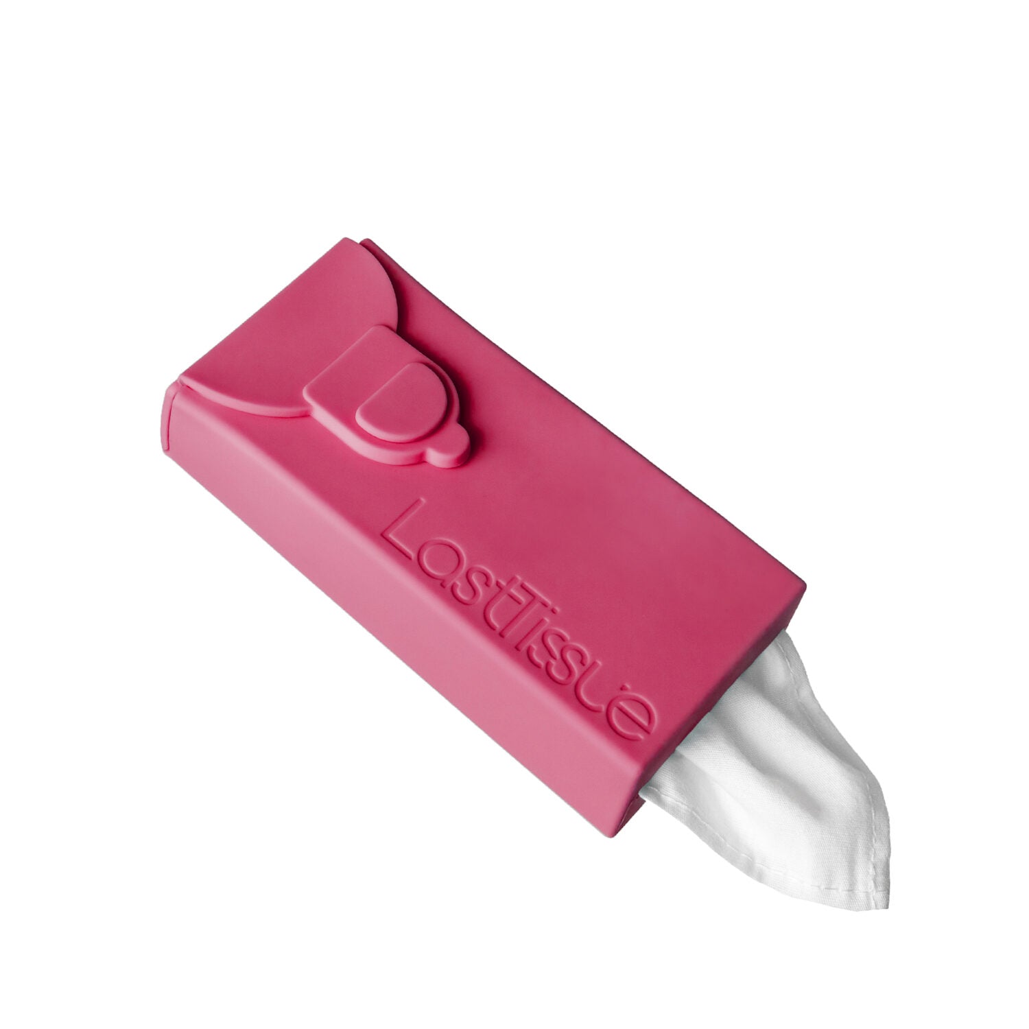 LastObject Stofftaschentücher + Box aus Silikon "LastTissue" Red