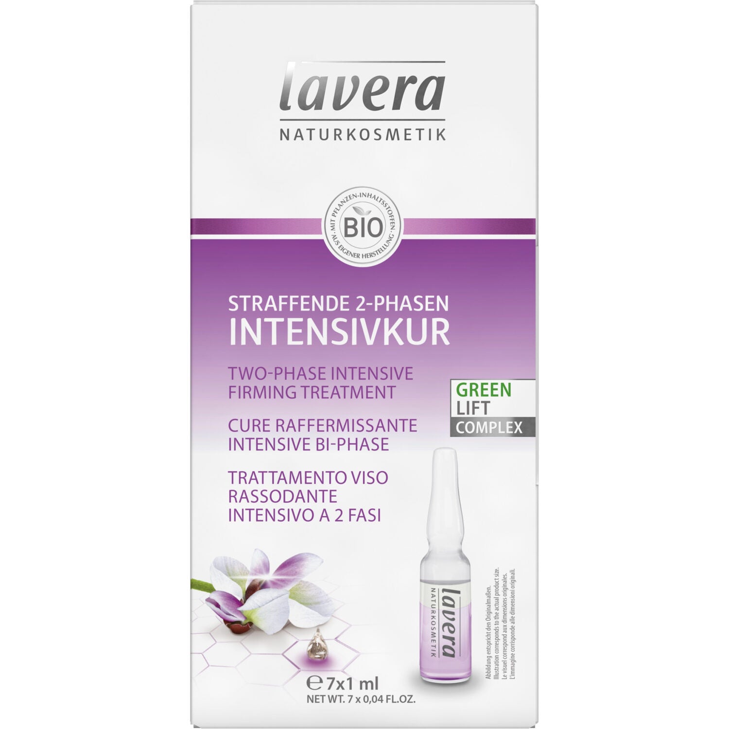 lavera Straffende 2-Phasen Intensivkur "Karanja" 7 ml
