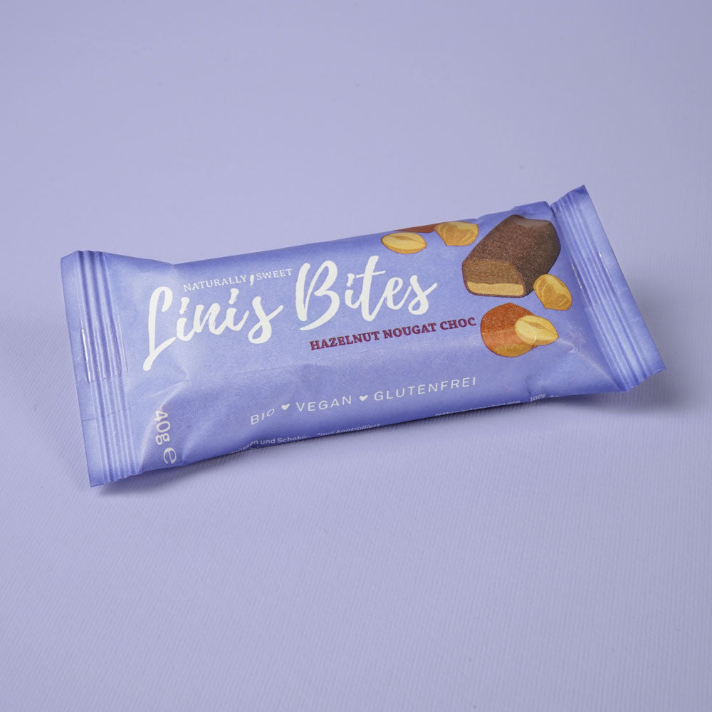 Lini's Bites Bio-Riegel Hazelnut Nougat Choc