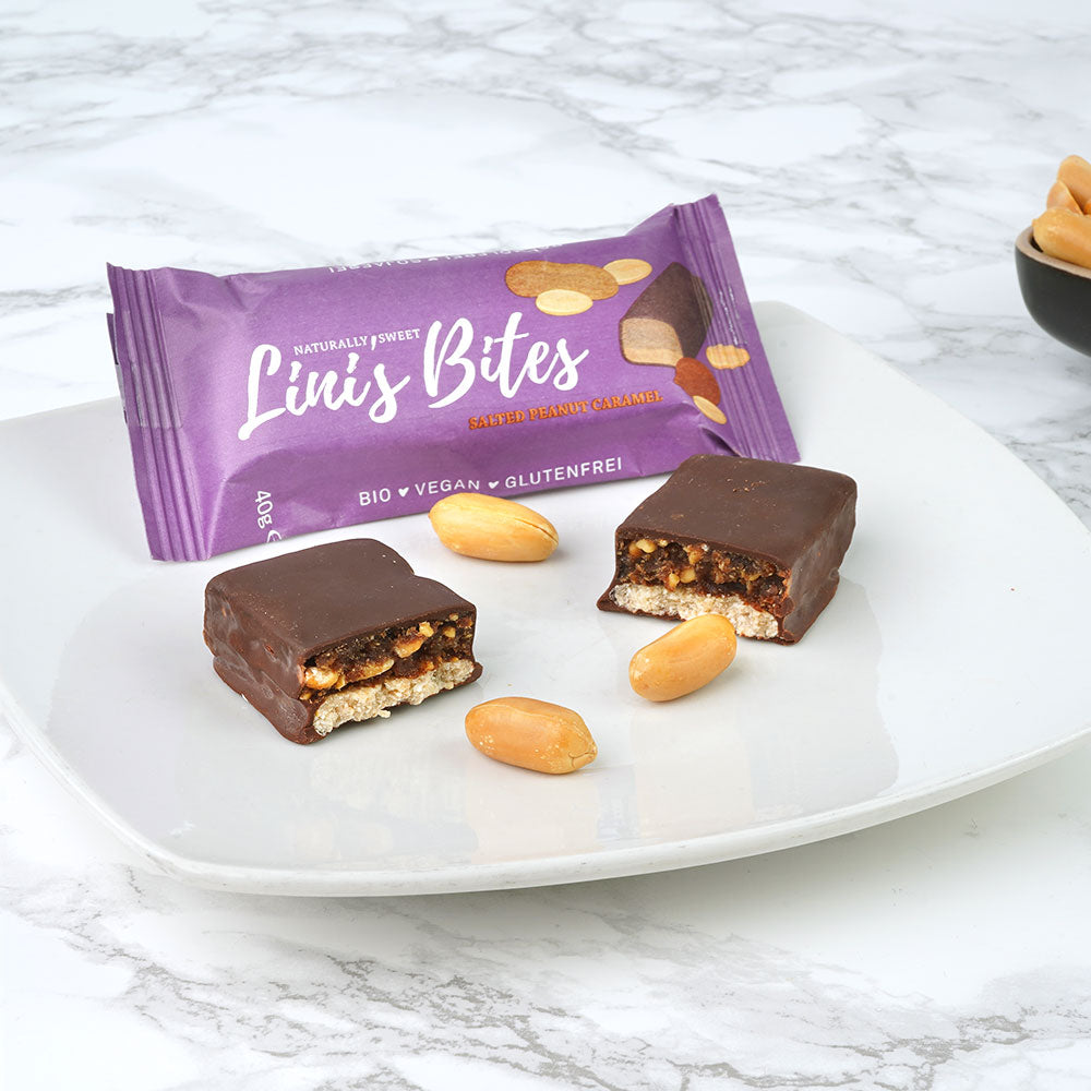 Lini's Bites Bio-Riegel Salted Peanut Caramel (2)