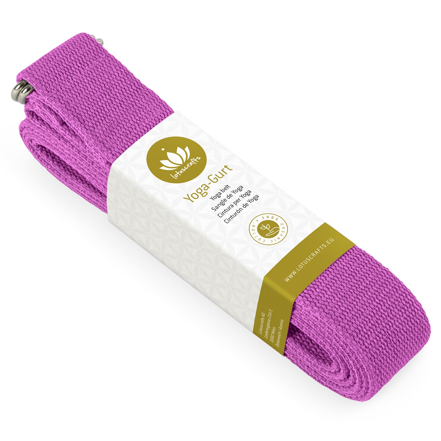 Lotuscrafts Yoga-Gurt Violett