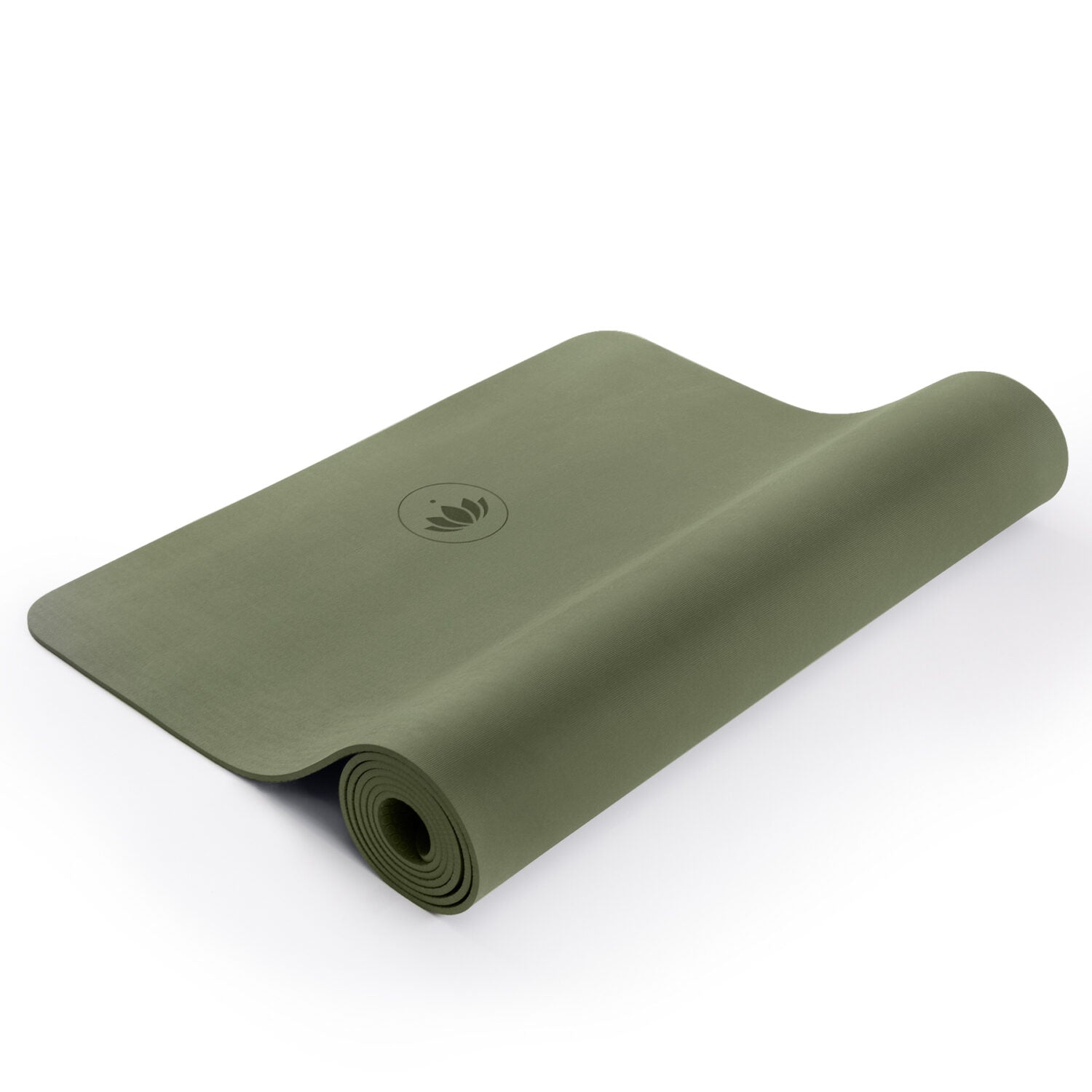 Lotuscrafts Yogamatte "THRIVE" - Oil Green