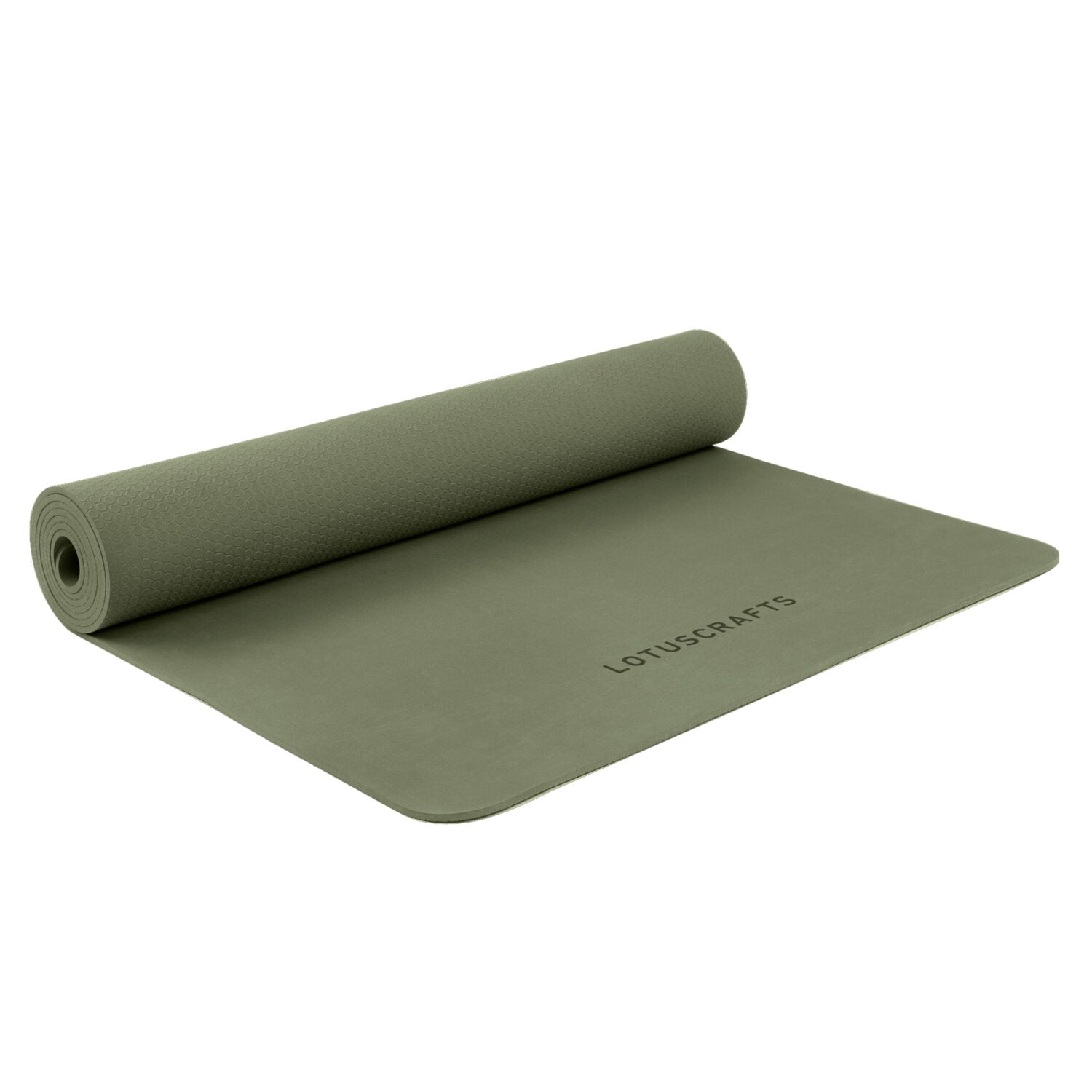 Lotuscrafts Yogamatte "THRIVE" - Oil Green