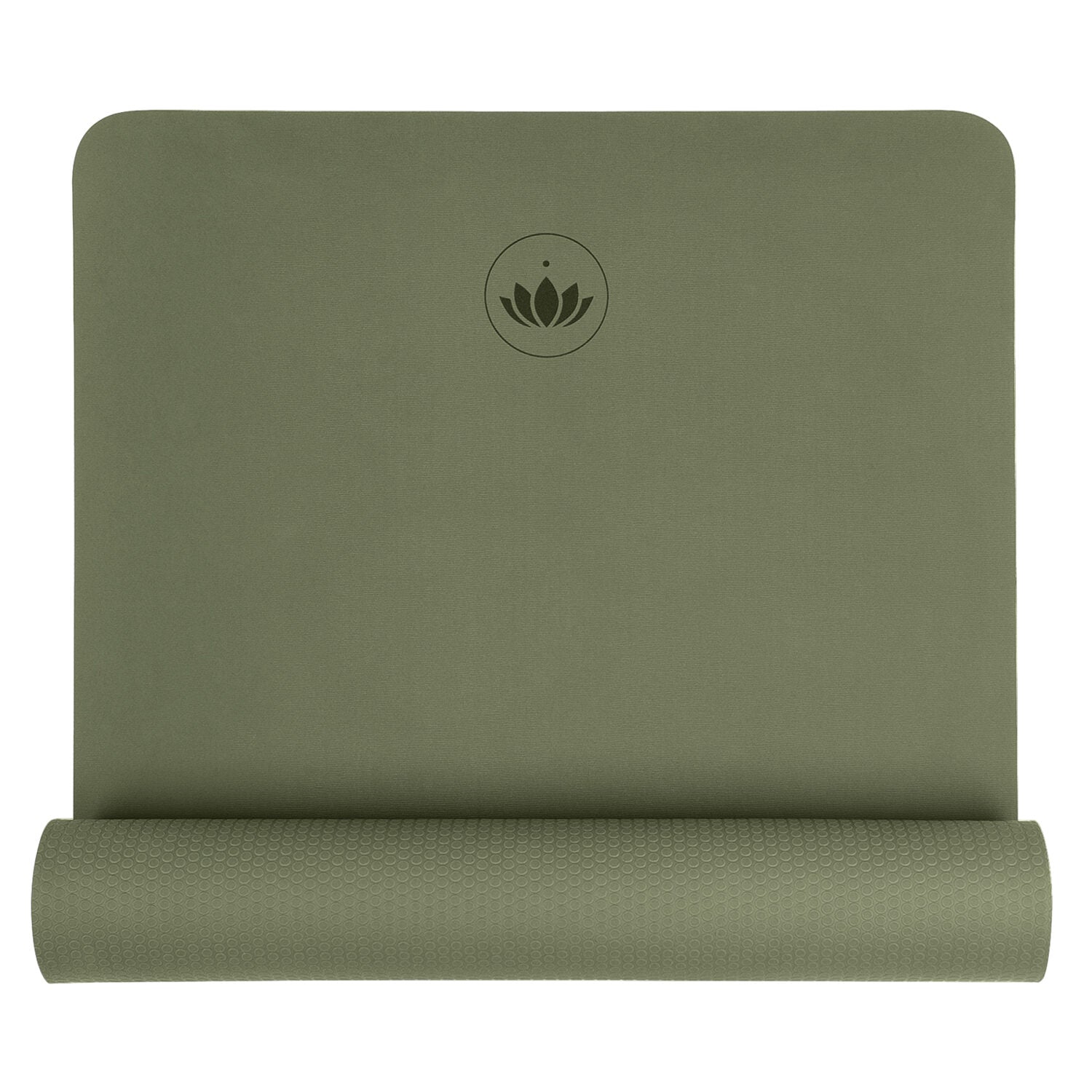 Lotuscrafts Yogamatte "THRIVE" - Oil Green