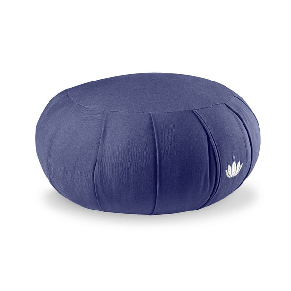 Lotuscrafts Zafu-Meditationskissen "Zen Kapok" Königsblau