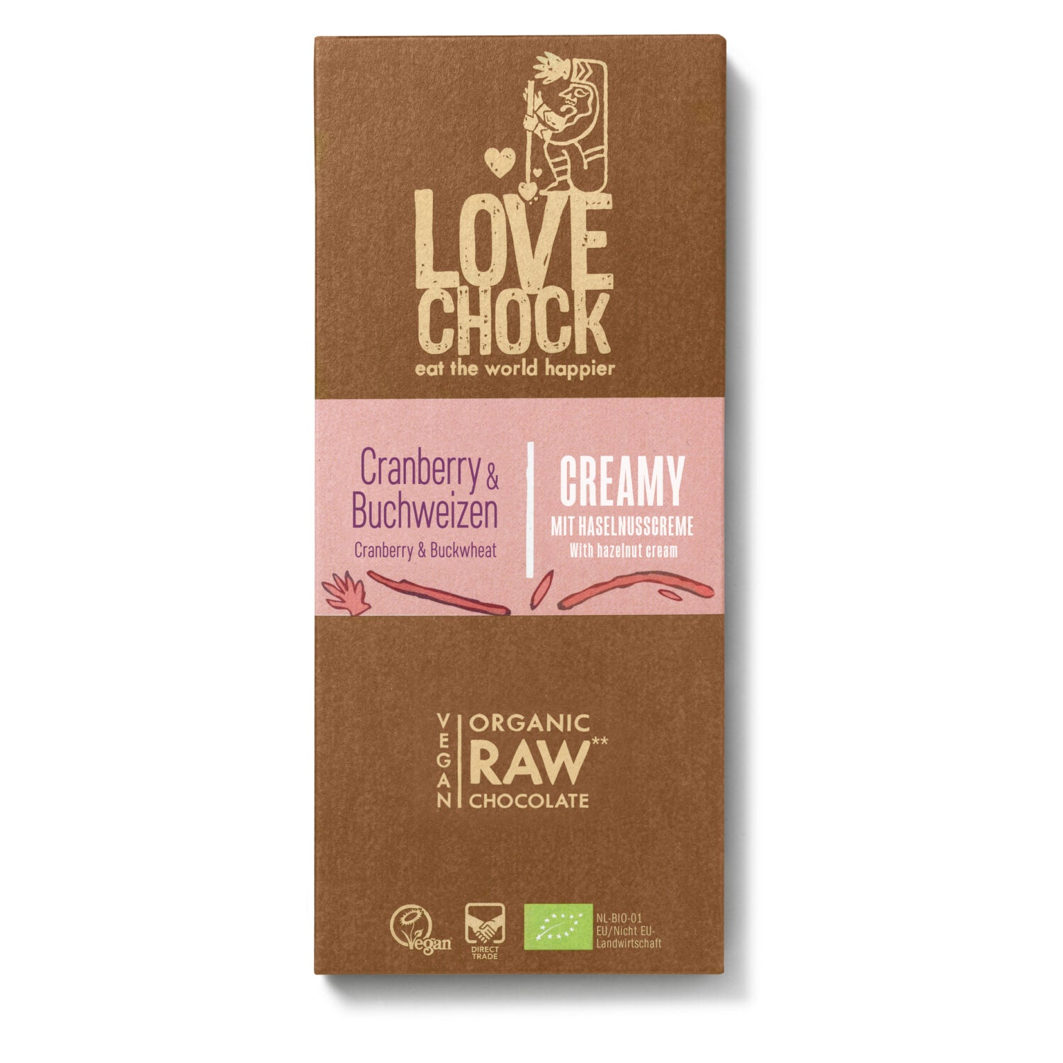 Lovechock Tafel Creamy Cranberry Buchweizen