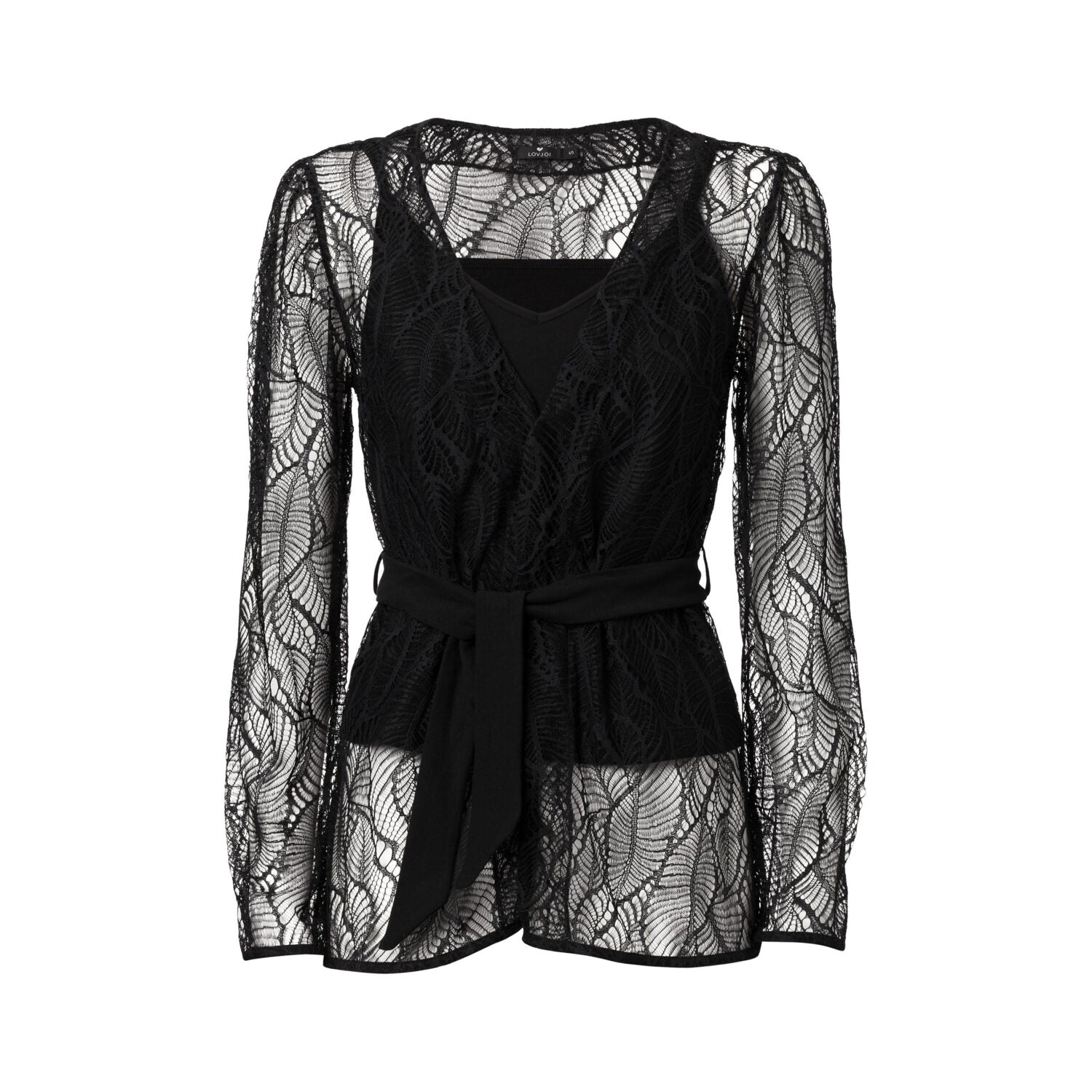 Lovjoi Bluse "CHANTEREL" - Black Lace