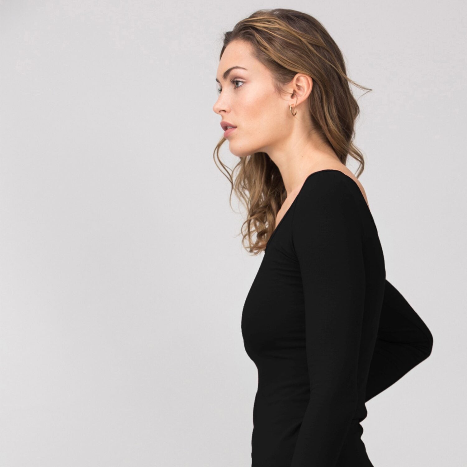 Lovjoi Longsleeve "JUNE" - Schwarz