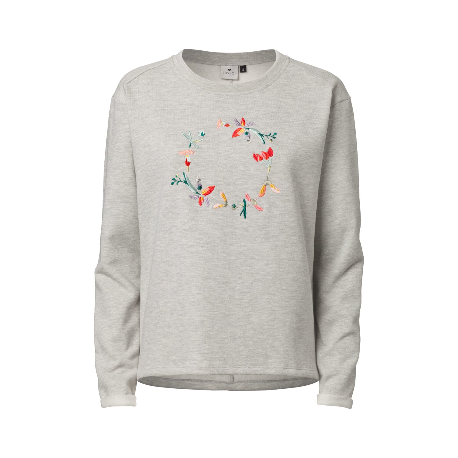 Lovjoi Sweater "GARDEN WARBLER" - Grey Melange