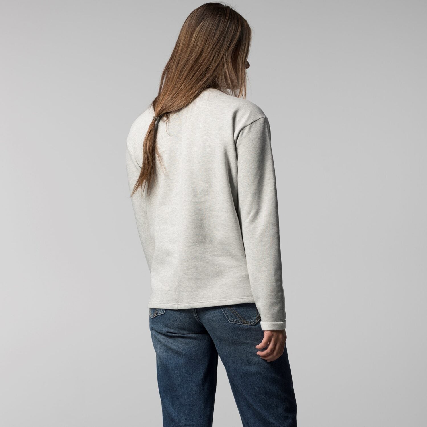 Lovjoi Sweater "GARDEN WARBLER" - Grey Melange