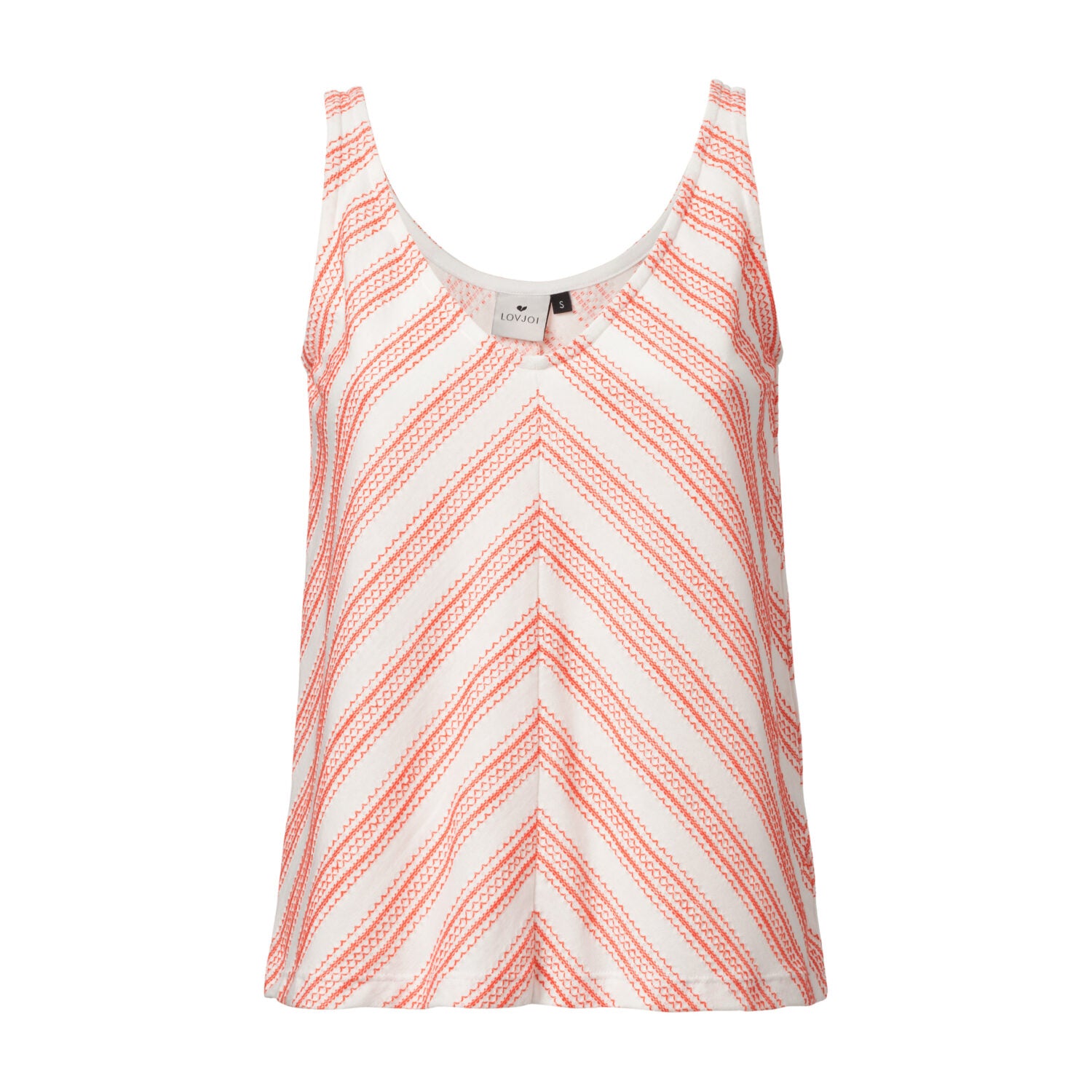 Lovjoi Top "FORSITHY" - Ivory-Melon