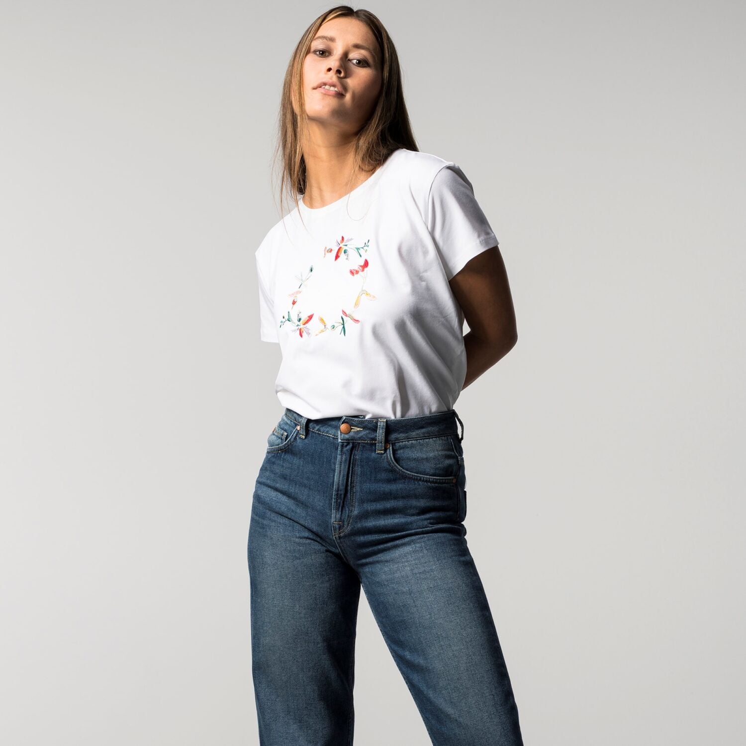 Lovjoi T-Shirt "RAINFARN" - Weiß