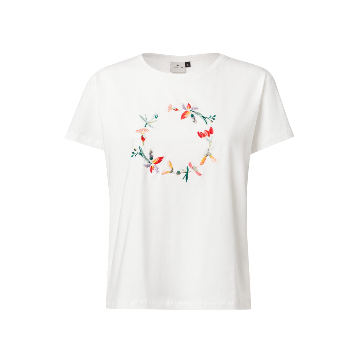 Lovjoi T-Shirt "RAINFARN" - Weiß Weiß
