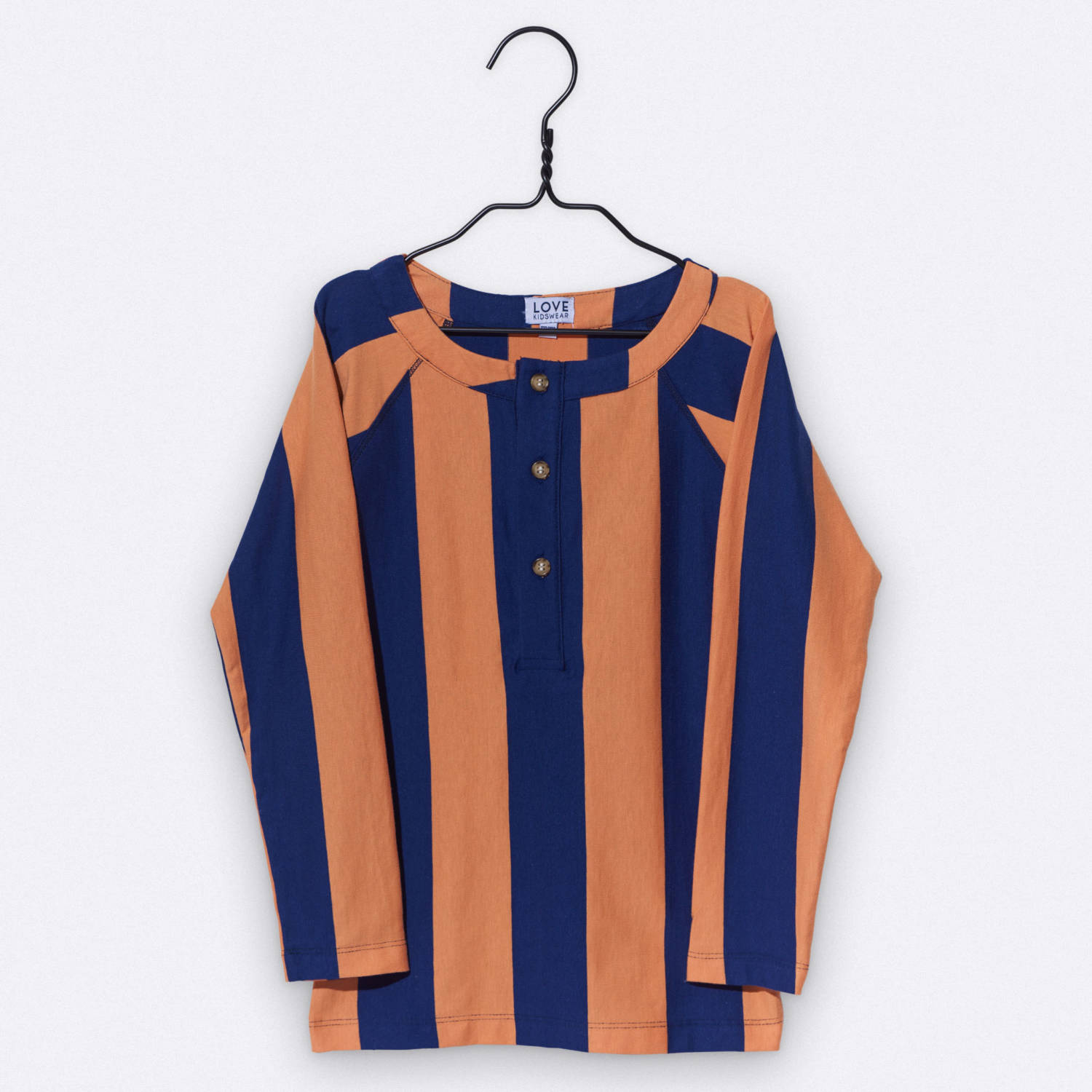 LOVE kidswear Luca Longsleeve navy&orange