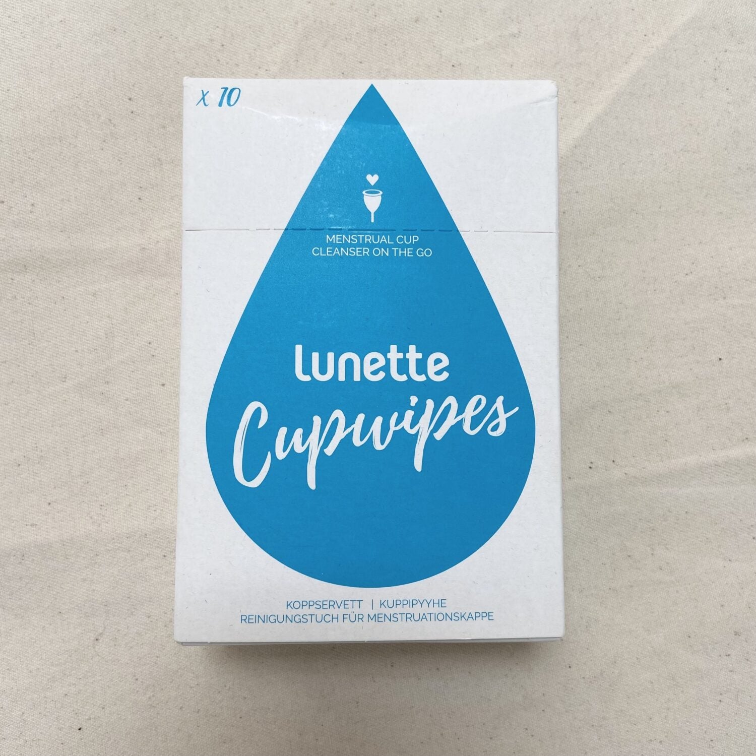 Lunette Cup Wipes Reinigungstücher - Dritte Wahl