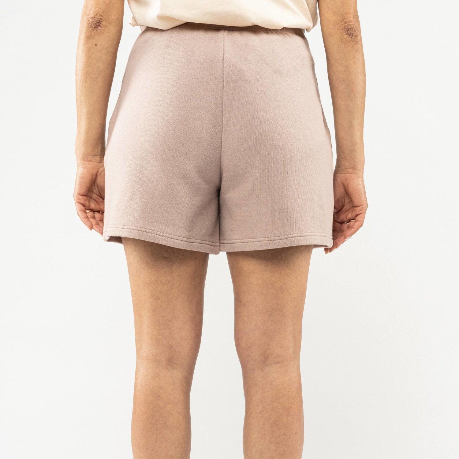 MELA Damen French Terry Shorts "AARANY" - Rose