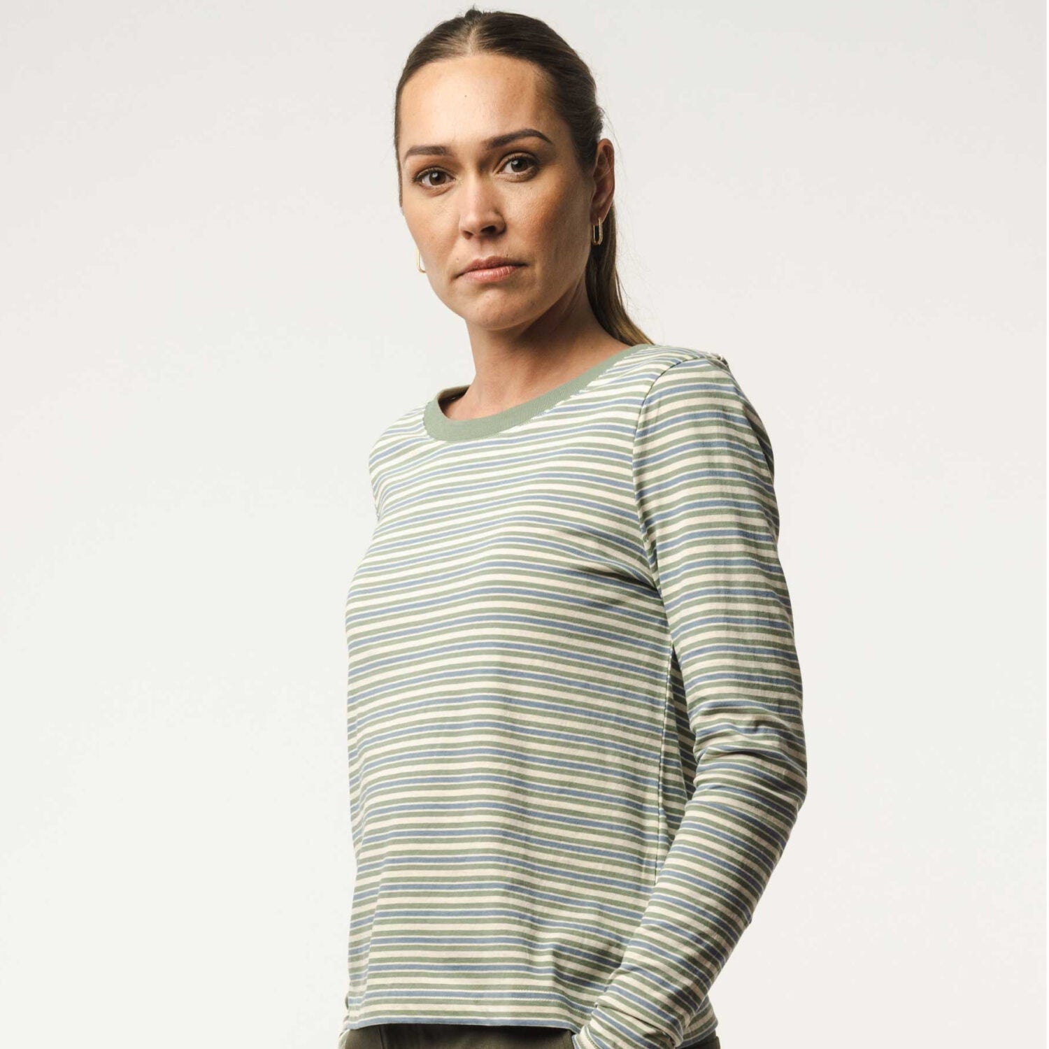 MELA Damen Langarmshirt "REENA" - multicolored stripes