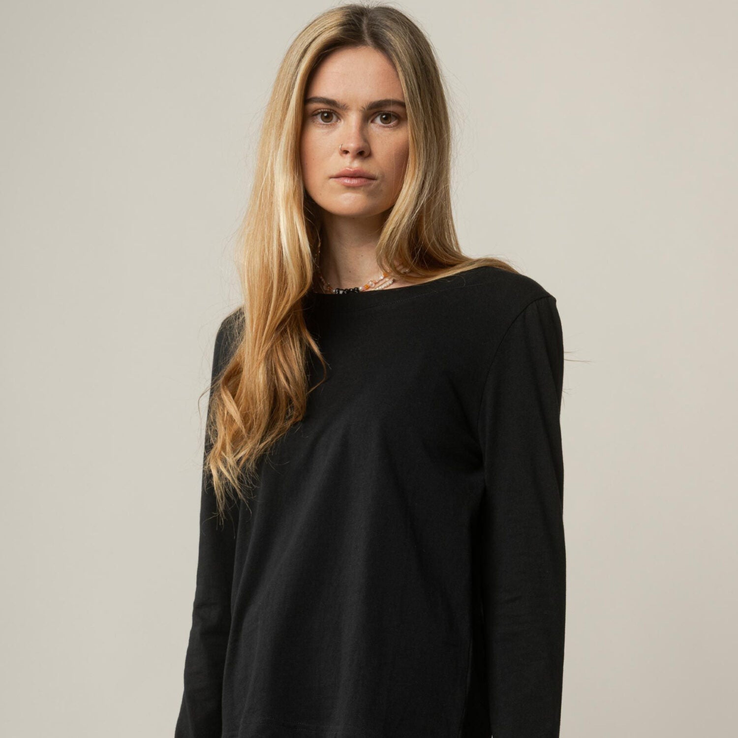 MELA Damen Langarmshirt REENA - schwarz_1