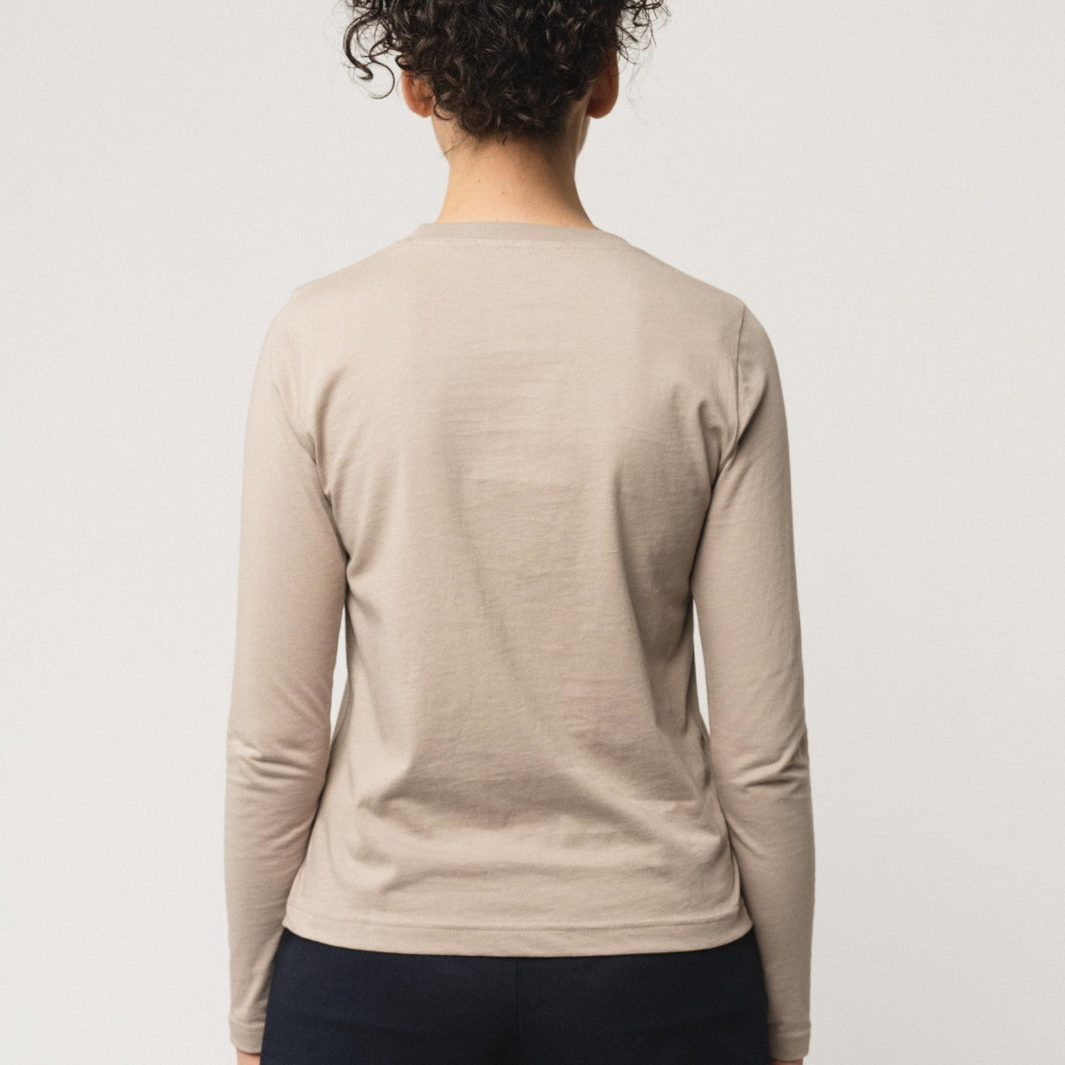 MELA Damen Langarmshirt REENA - taupe_2