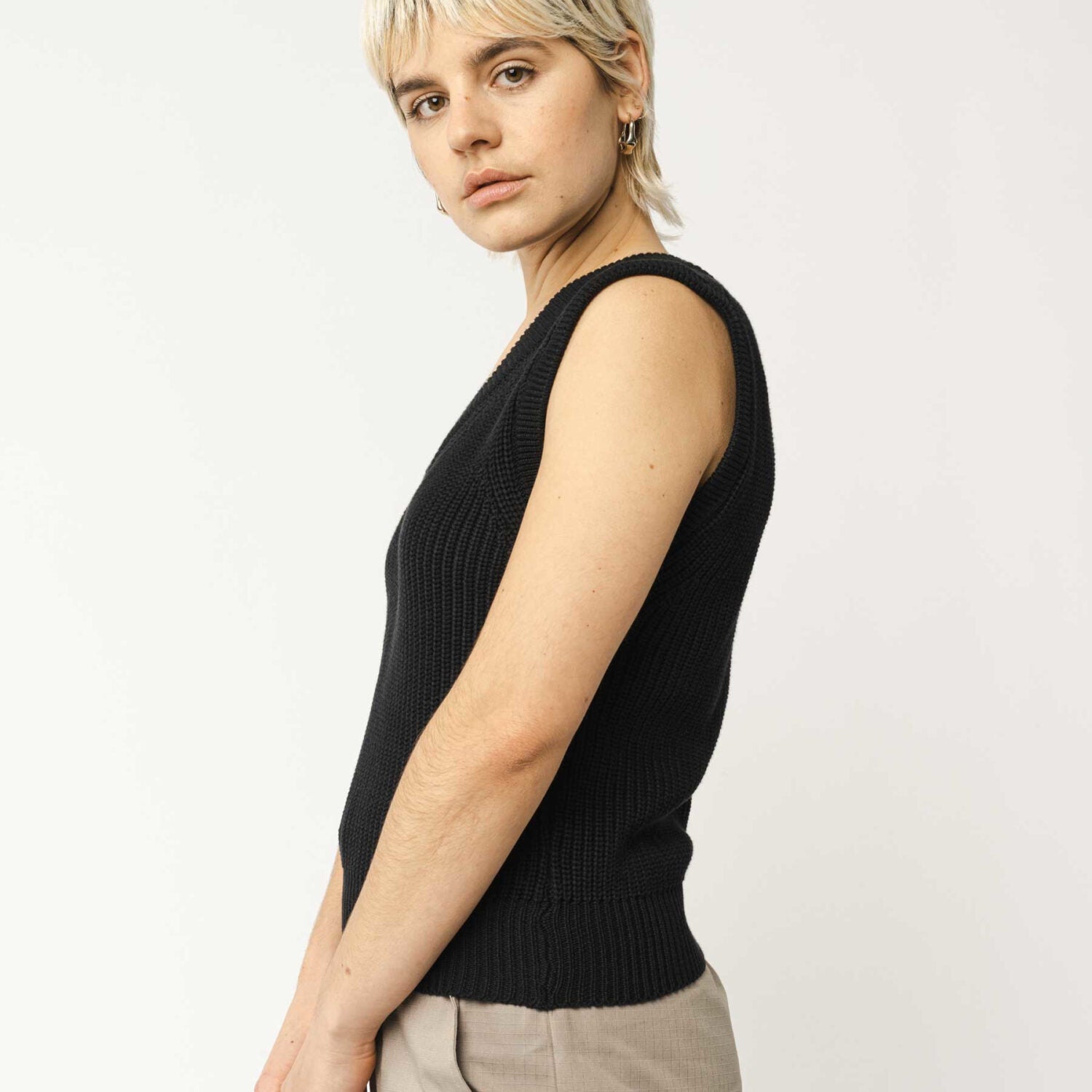 MELA Damen Pullunder DAYITA - schwarz_2