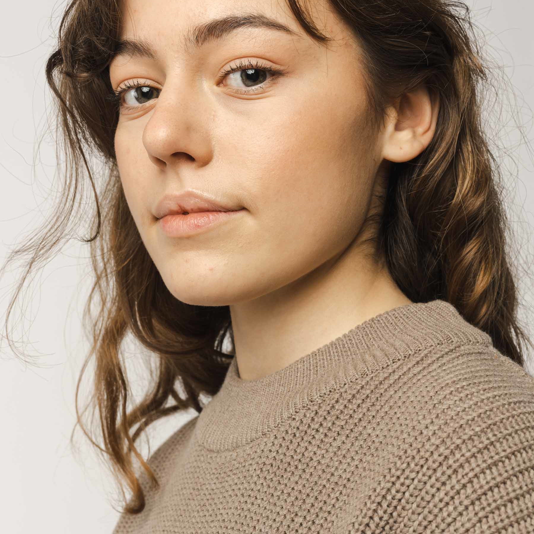 MELA Damen Rippstrickpullover MANIKA - hazel-melange_4