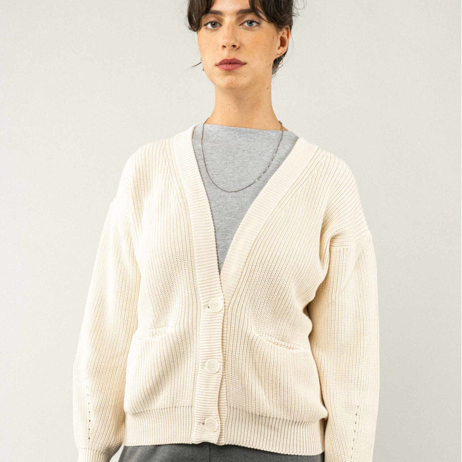 MELA Damen Strick-Cardigan "ARTHA" - cream